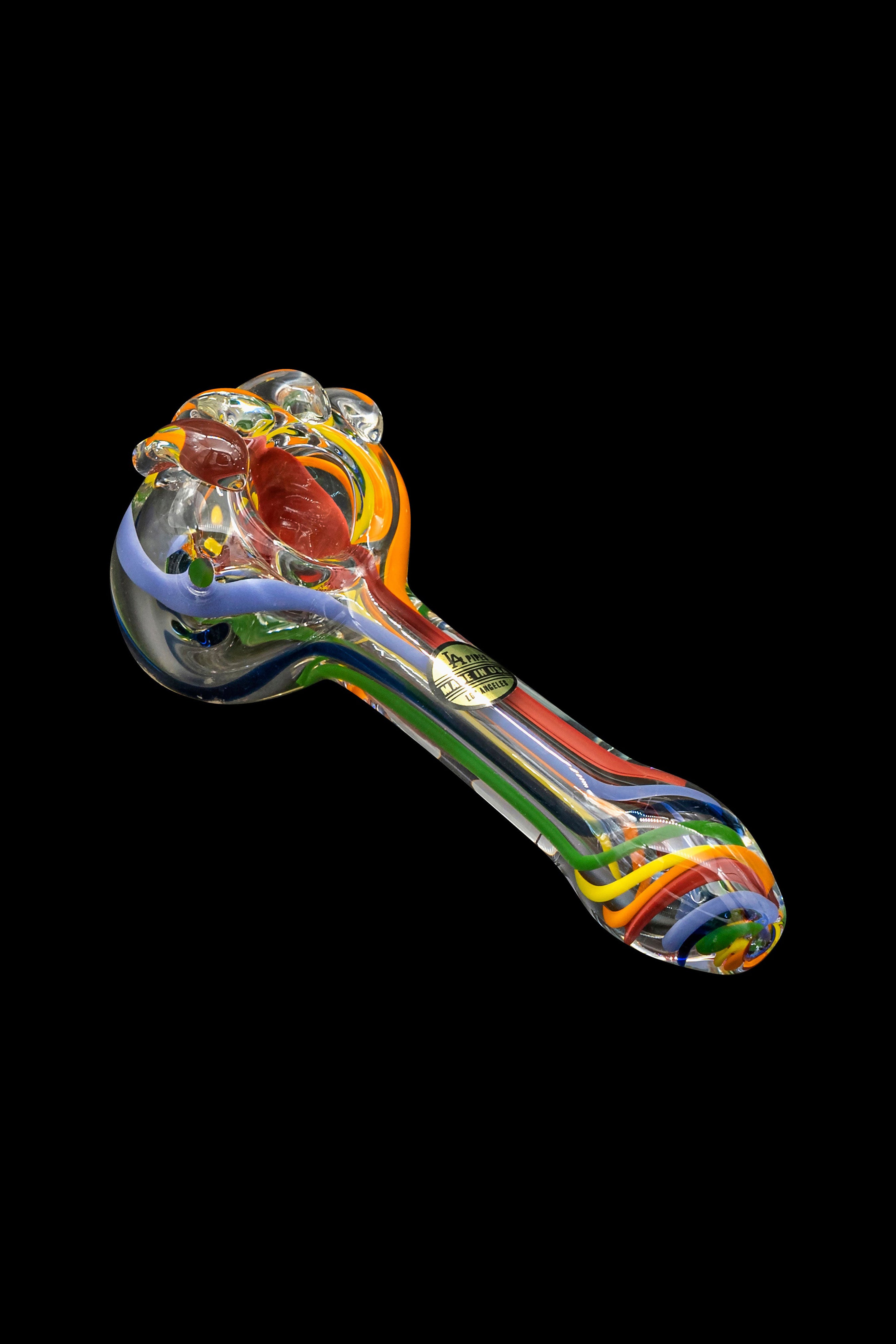 LA Pipes Stunning Rainbow Spoon Pipe