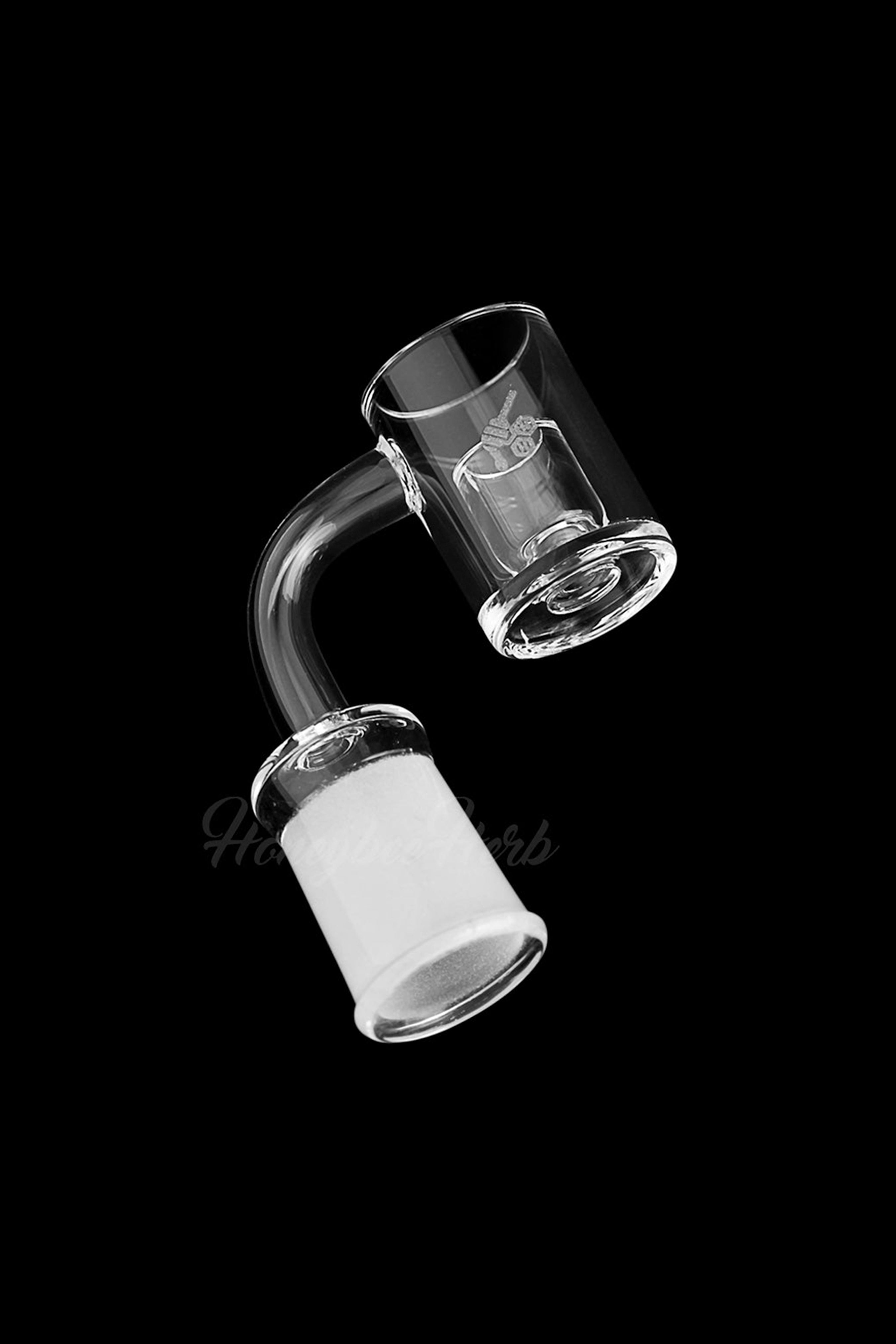 Honeybee Herb Nectar Cup Quartz Banger - Stunning Yellow Line