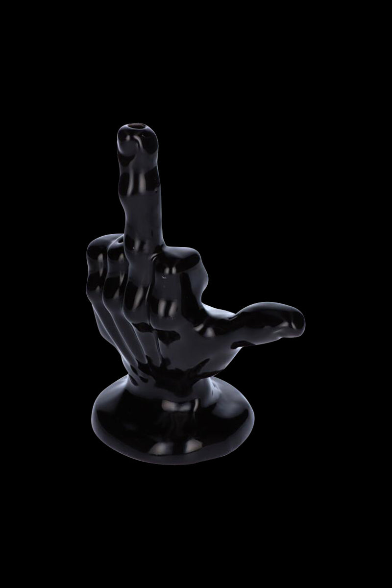 Cool Middle Finger Ceramic Smoking Pipe