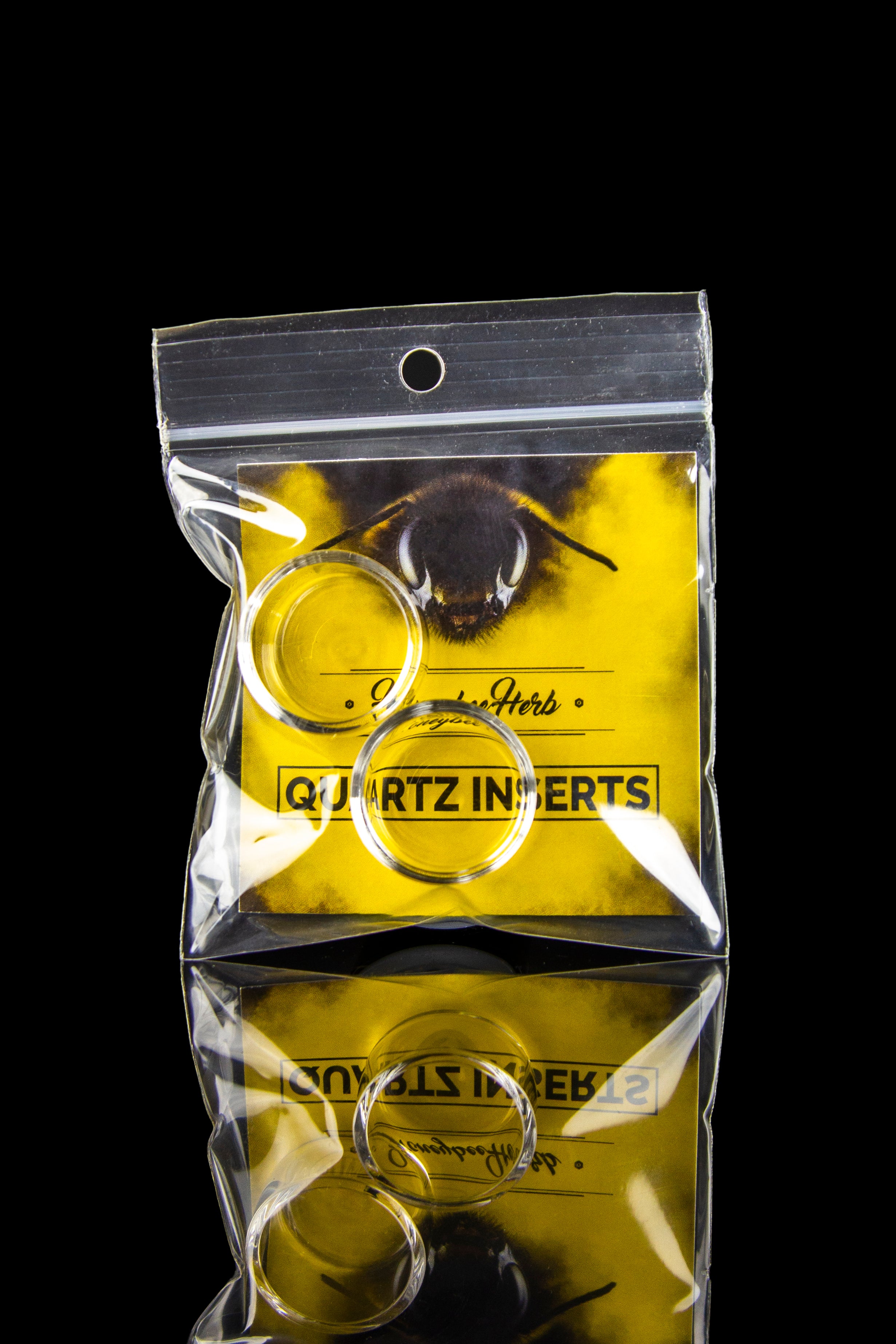 Honeybee Herb Quartz Inserts - Honey Cups - 2 Pack: The Ultimate Dabbing Upgrade!