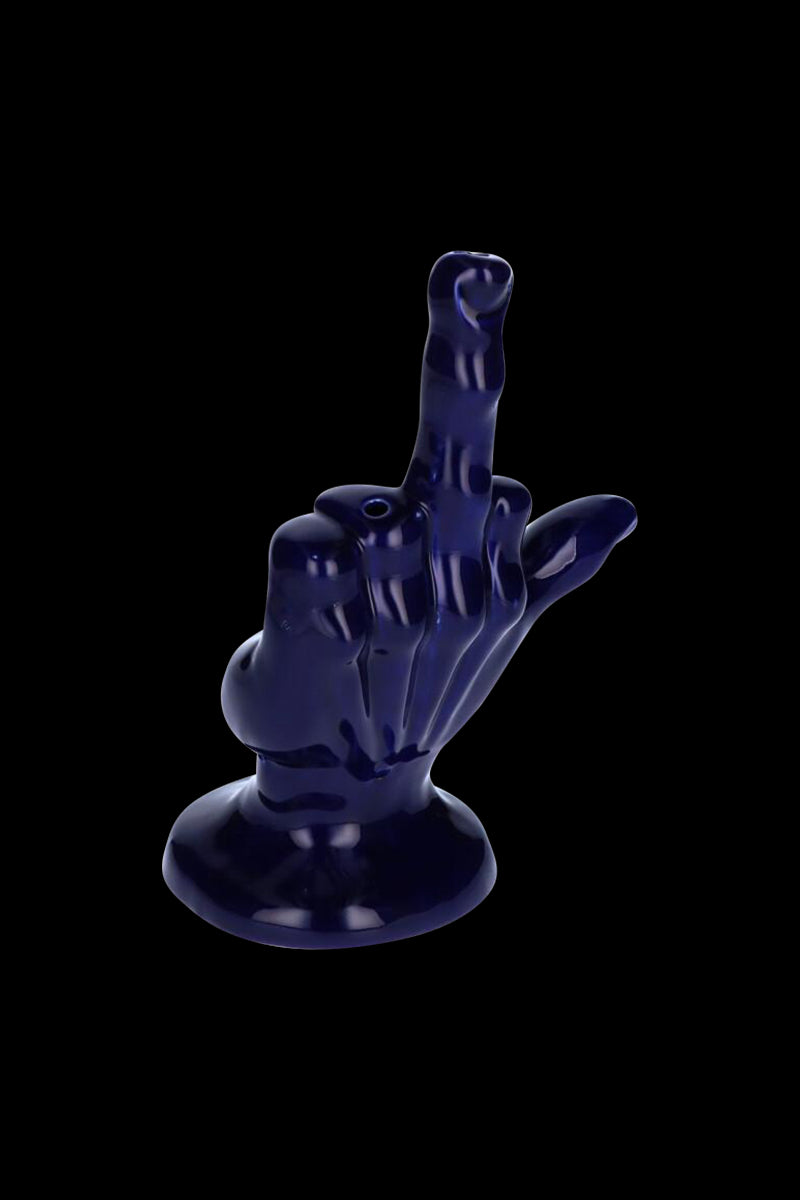 Cool Middle Finger Ceramic Smoking Pipe