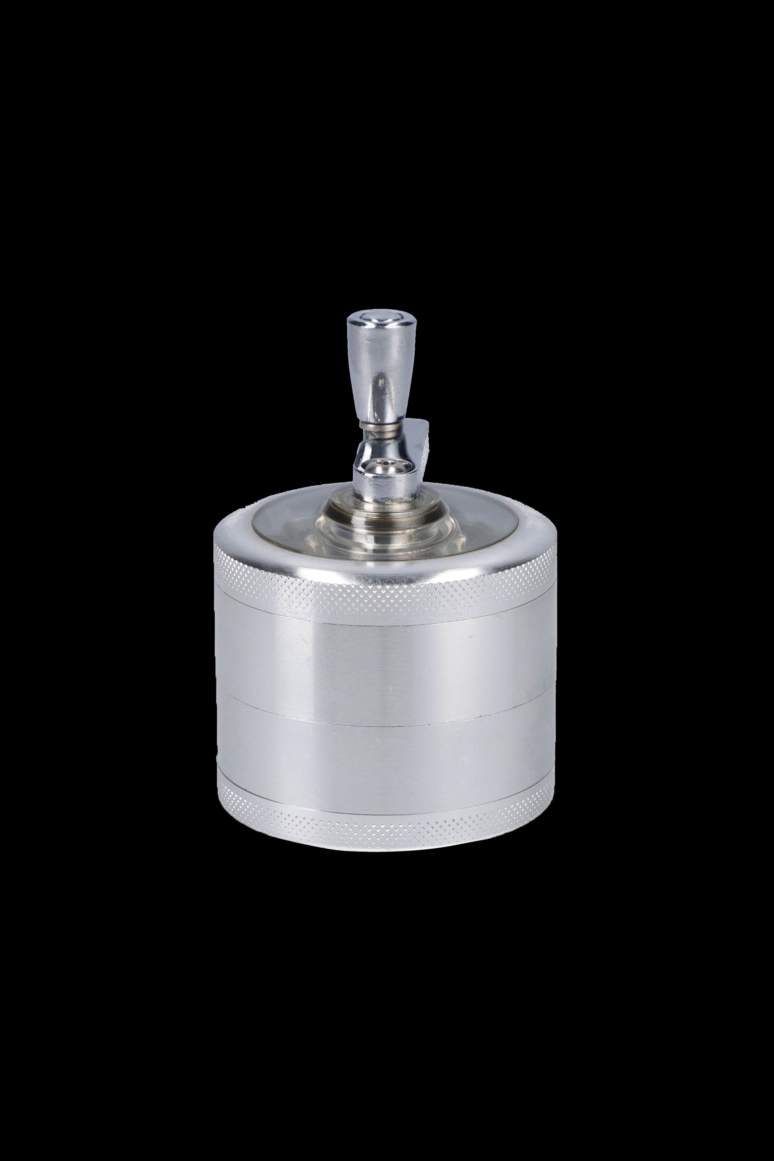 Portable Aluminum Reeling Handle Herb Grinder