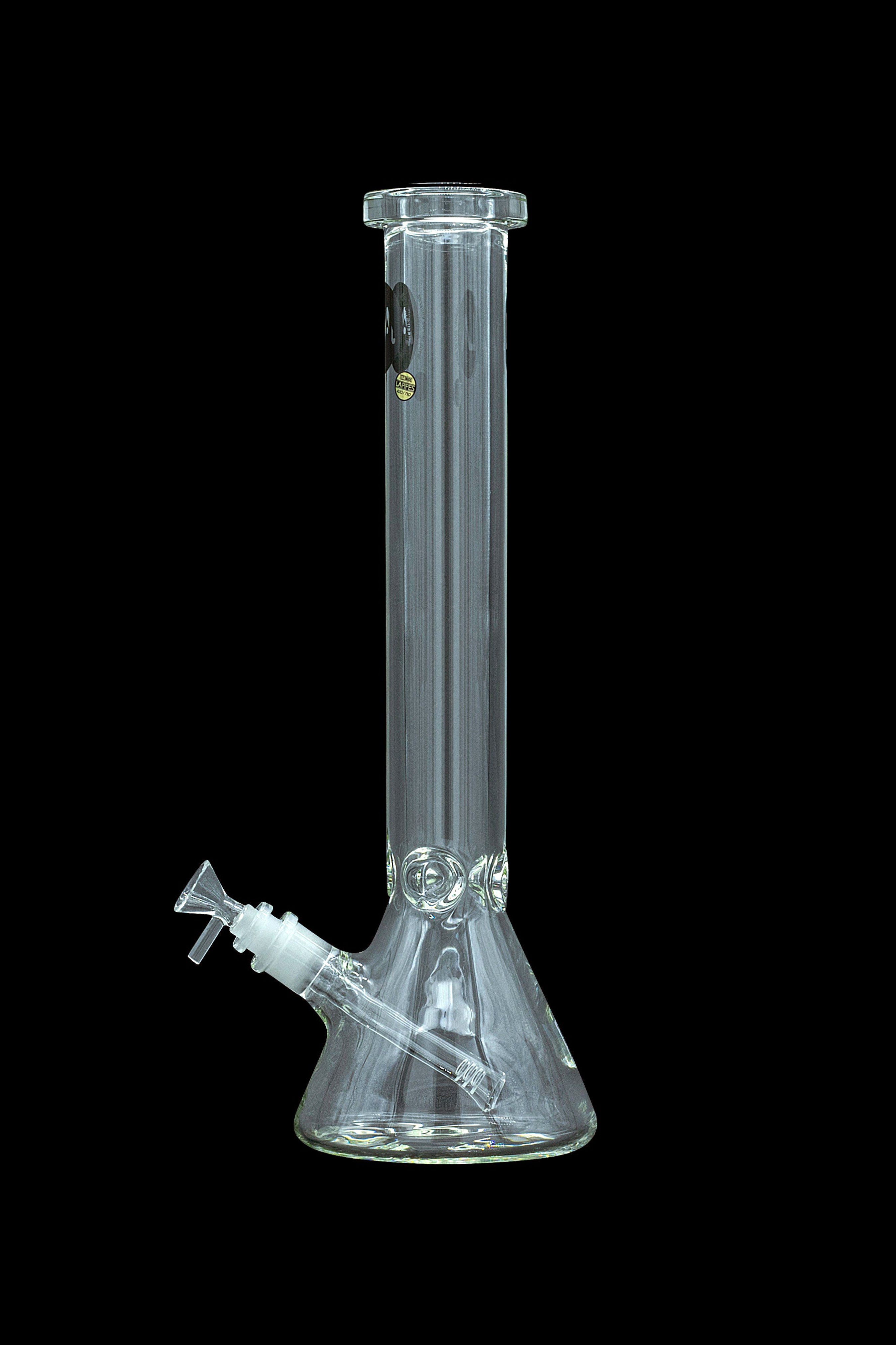 LA Pipes 'Squared Up' Heavy-Duty 9mm Thick Beaker Bong - Ultimate Smoking Companion