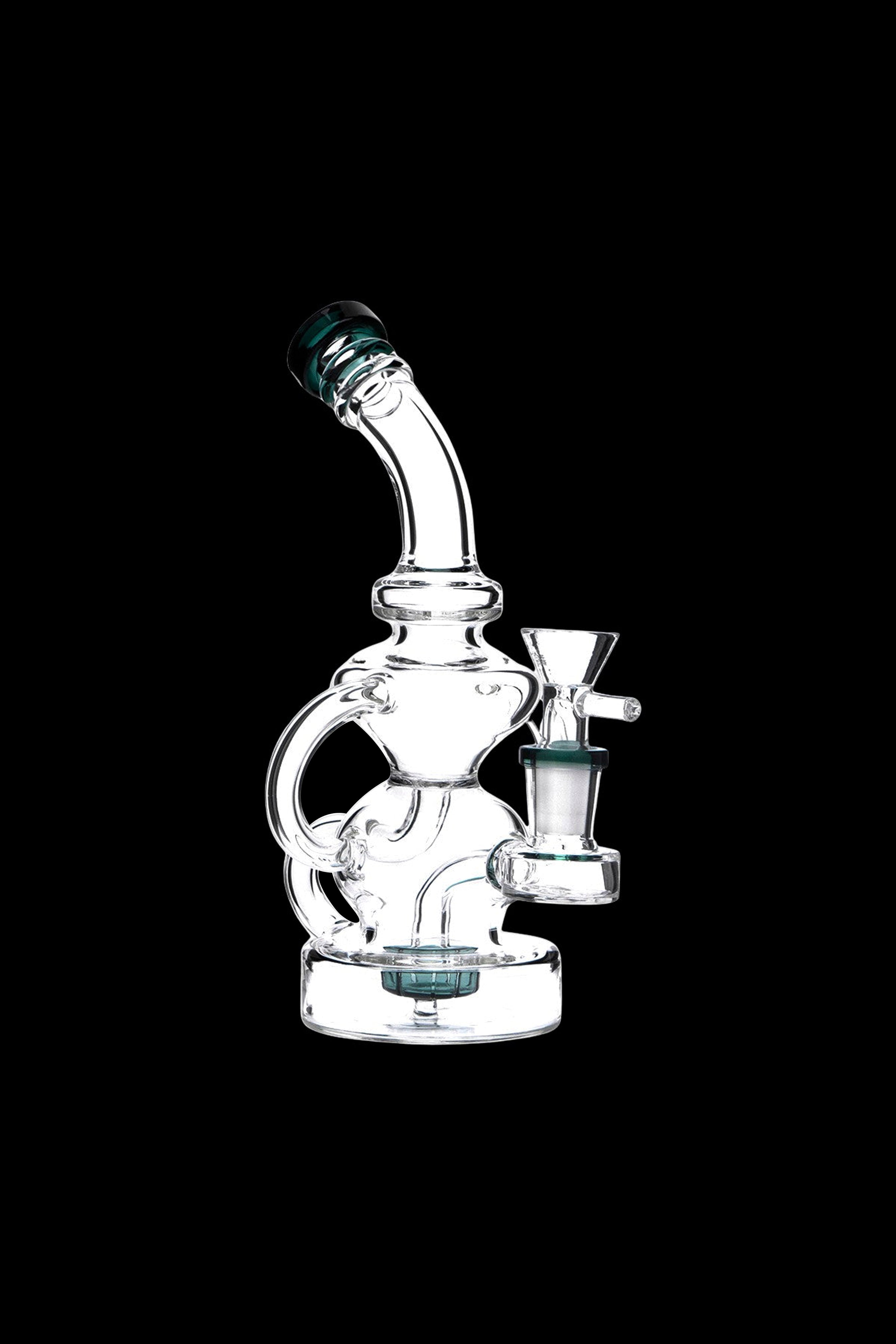HB King Hourglass Tubed Perc Water Pipe - A Must - Have Smoking Companion