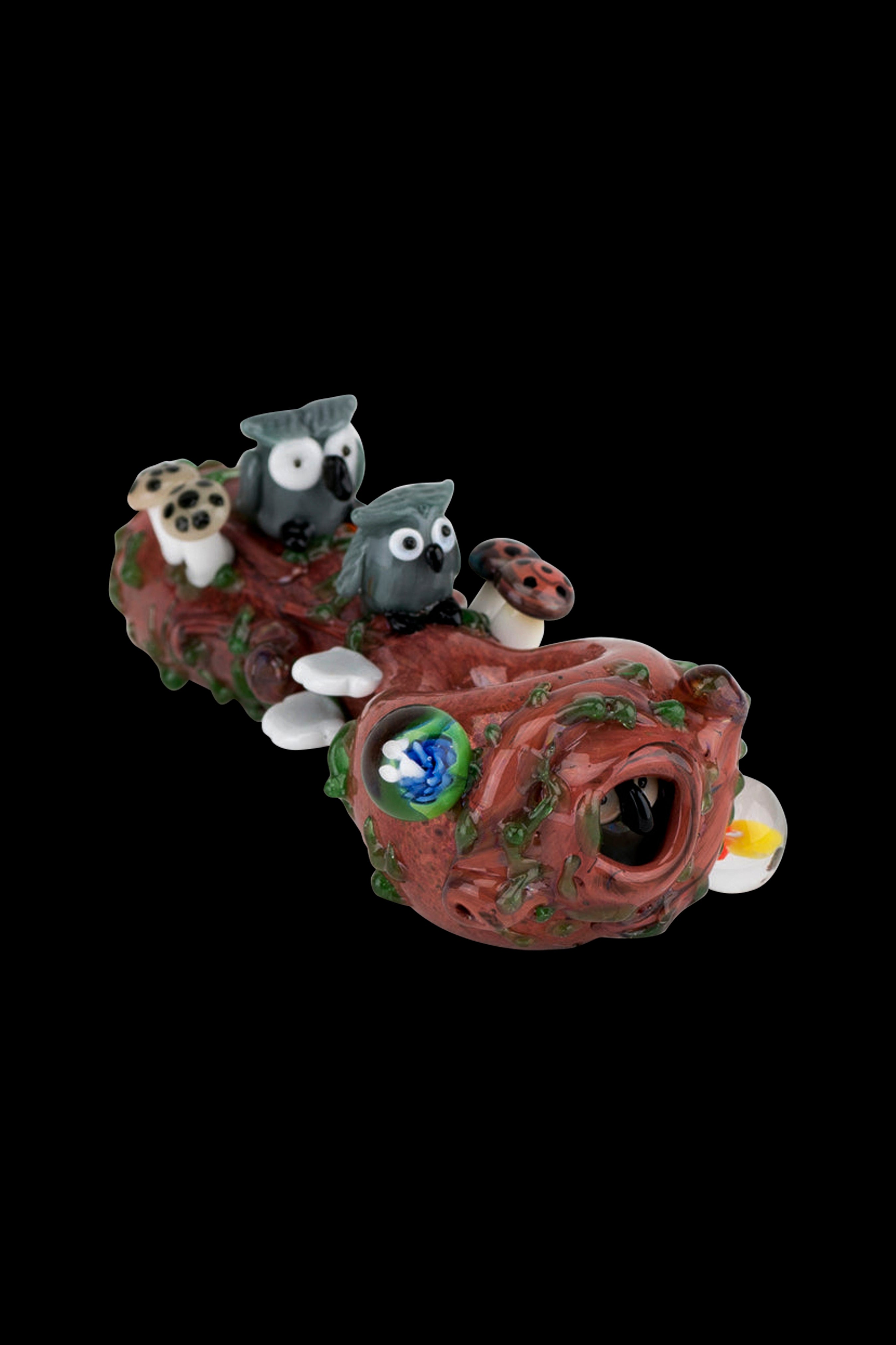 Empire Glassworks Hootie's Forest Enchanting Small Spoon Pipe