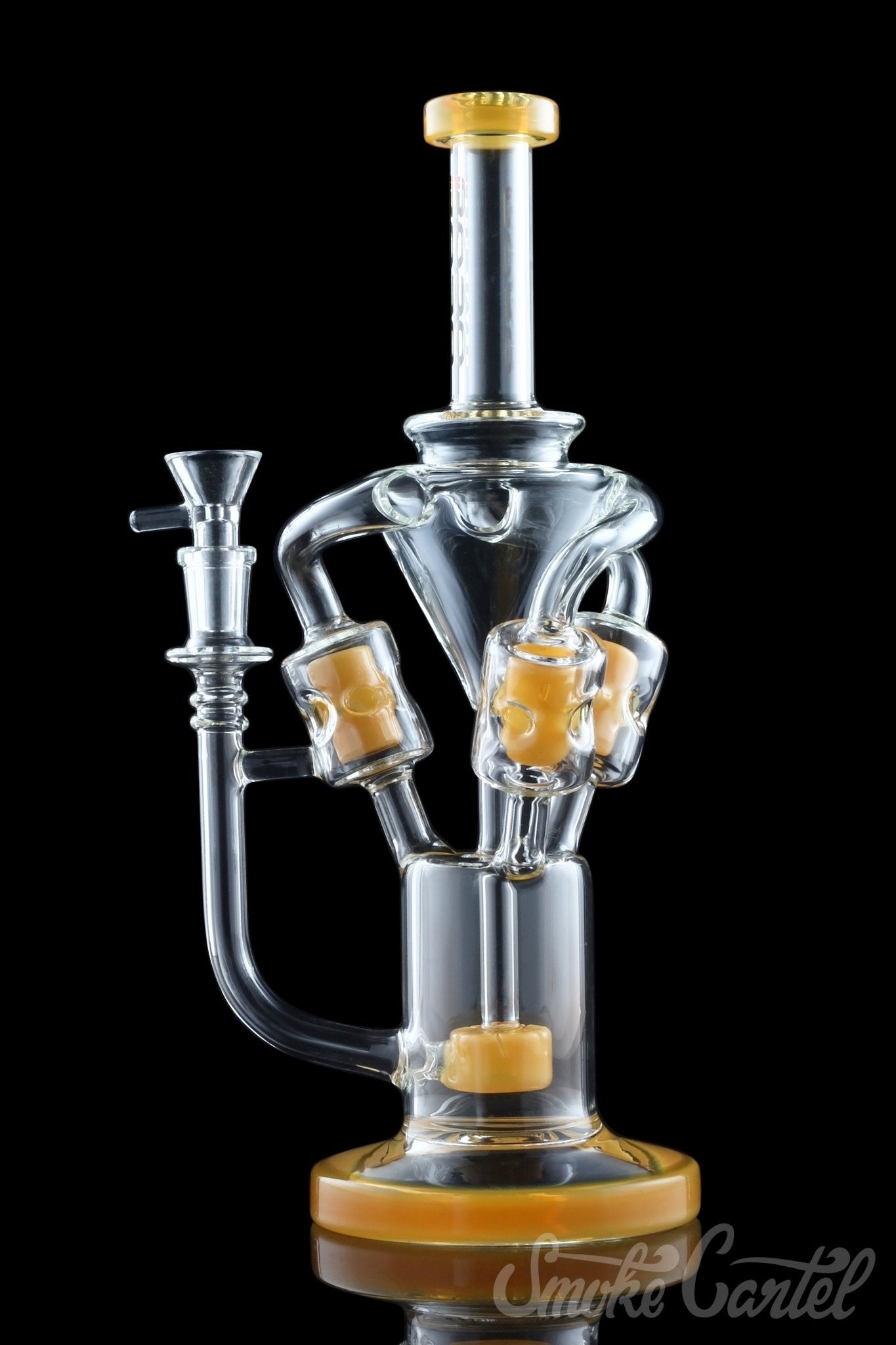 BoroTech Glass Lofn Triple Suspended Swiss Recycler - Elevate Your Smoking Experience