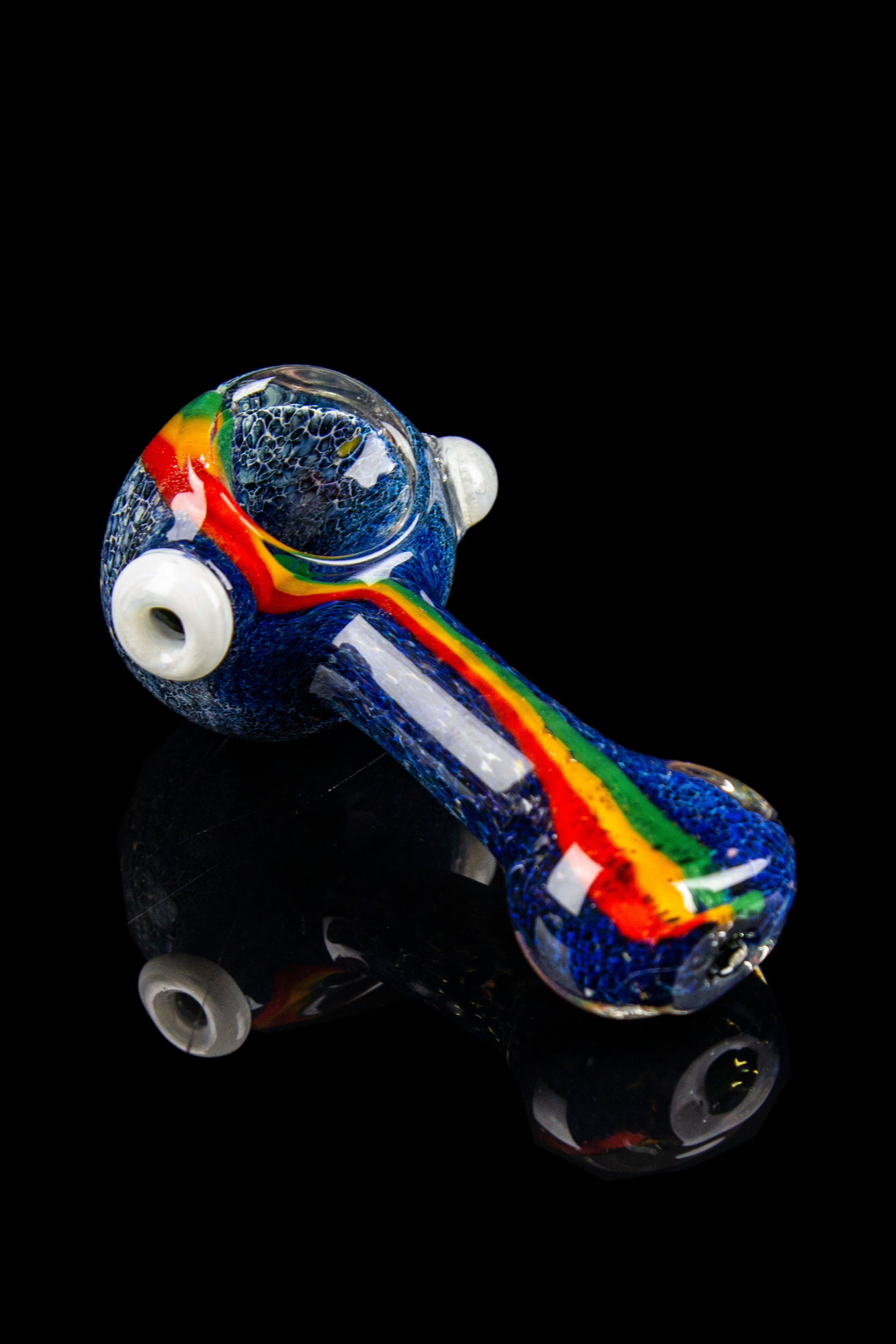 Stunning Striped Frit Hand Pipe