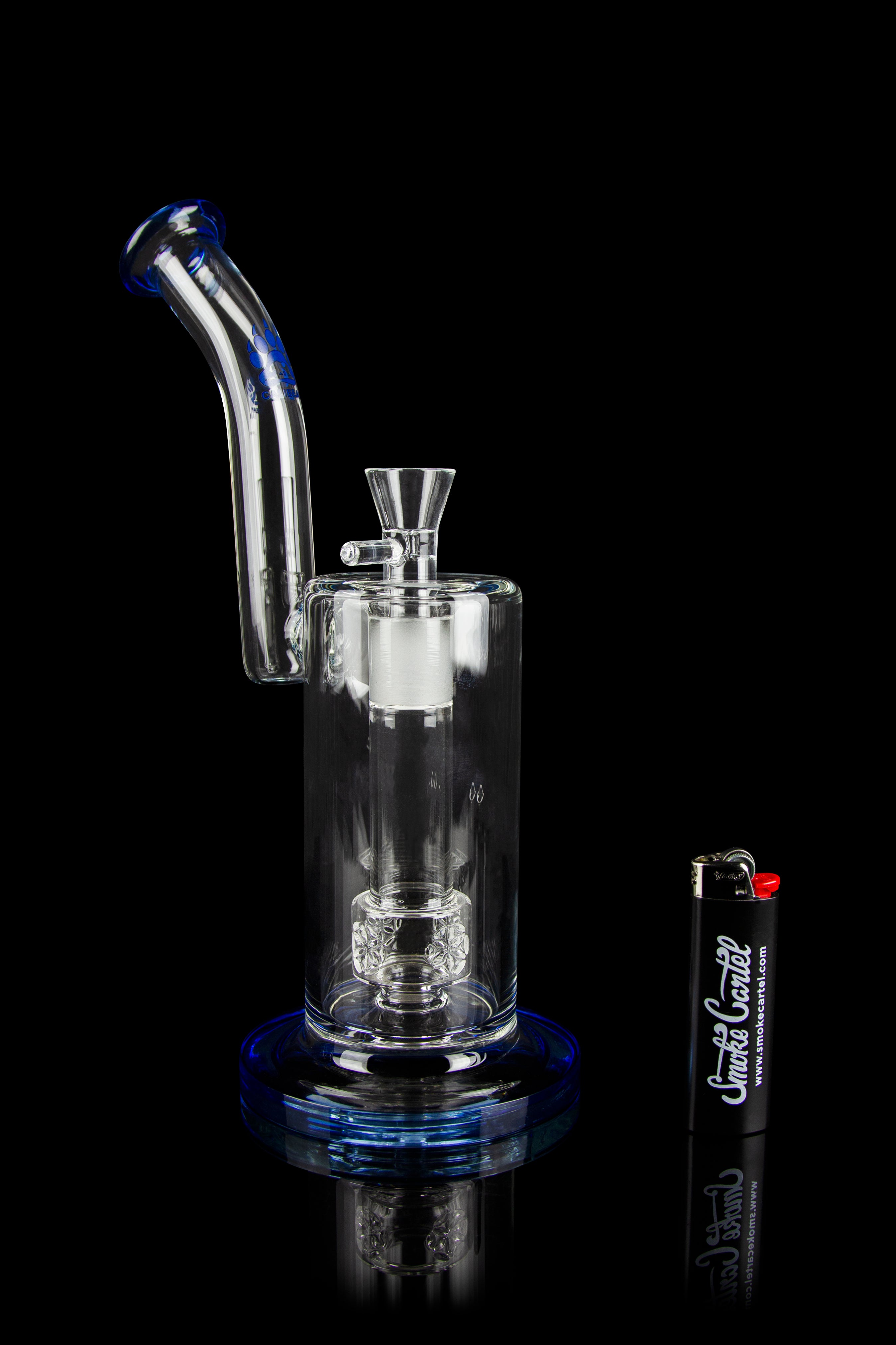 Calibear's Stunning Bent Neck Seed of Life Perc Bong