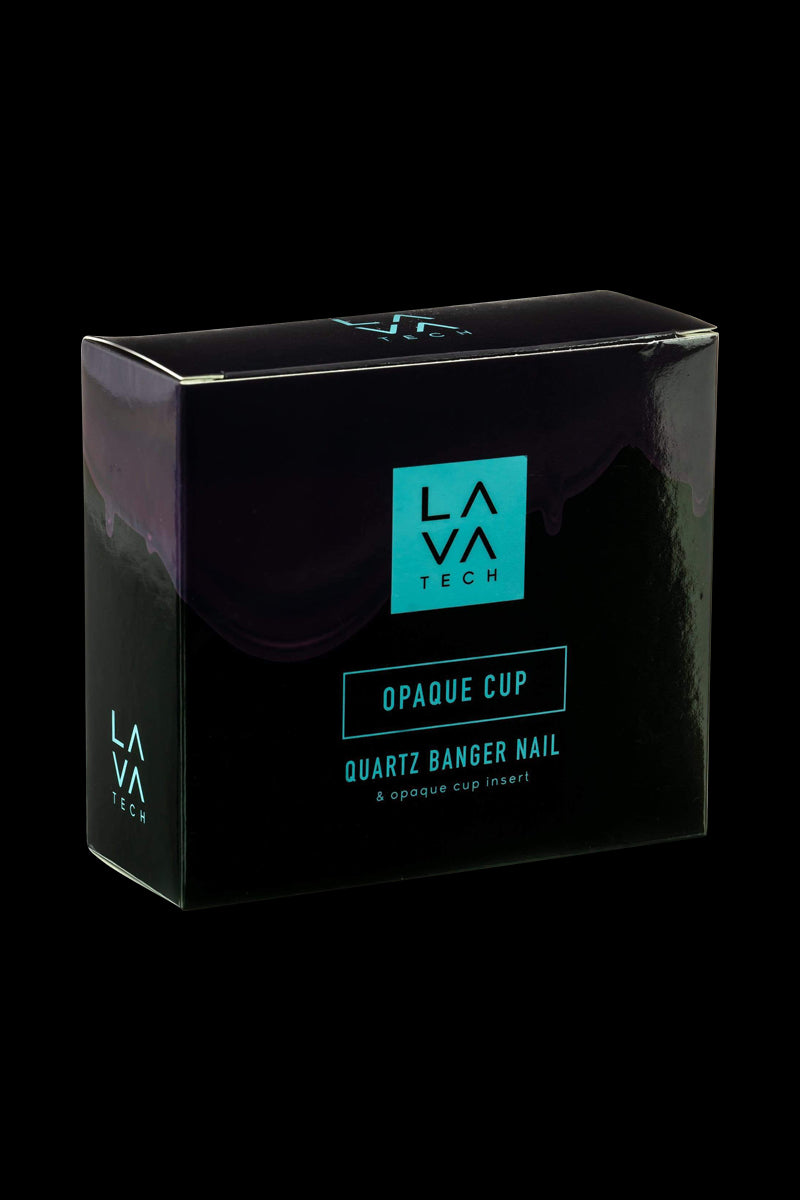 LavaTech Premium Polished Banger Nail with Removable Opaque Cup Insert