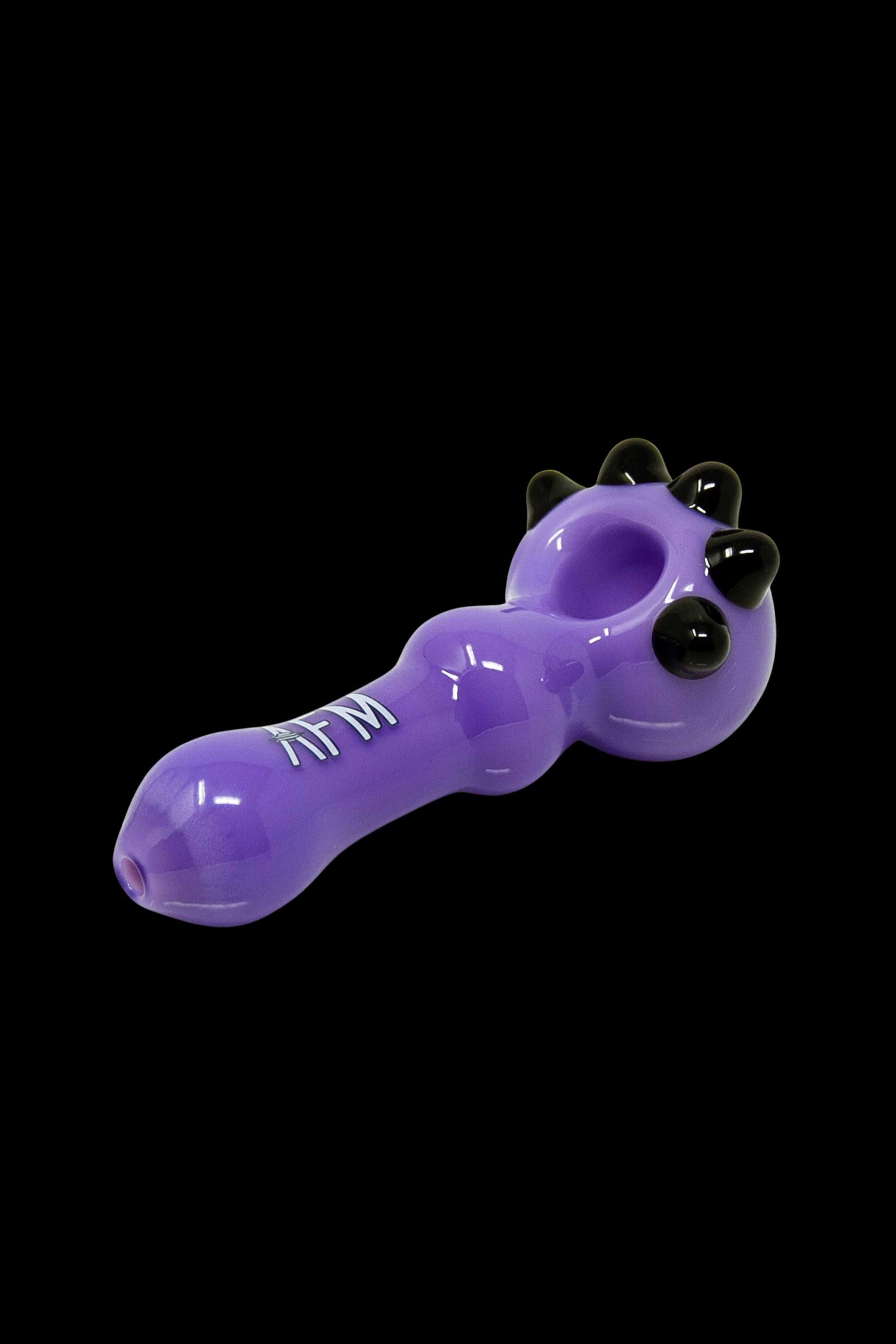 AFM Stunning Spikey Color Glass Hand Pipe