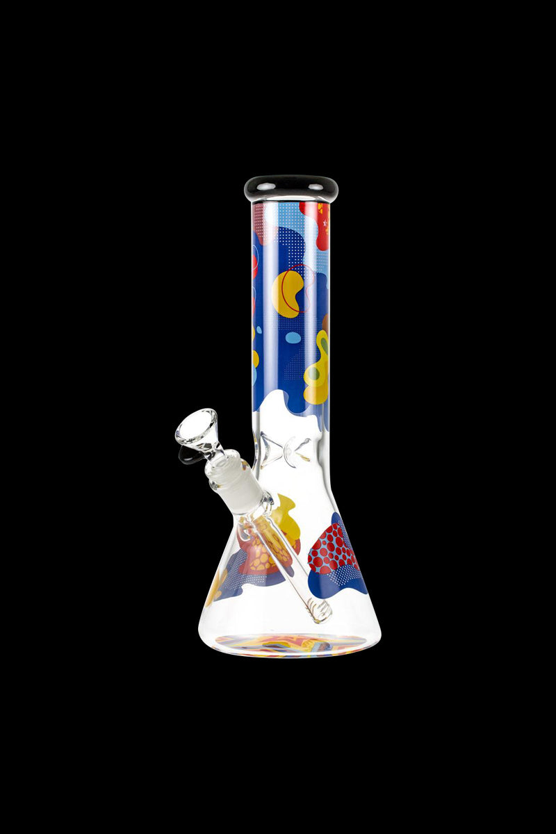 Famous Brandz Papaya: Stunning Glass Beaker Ice Bong