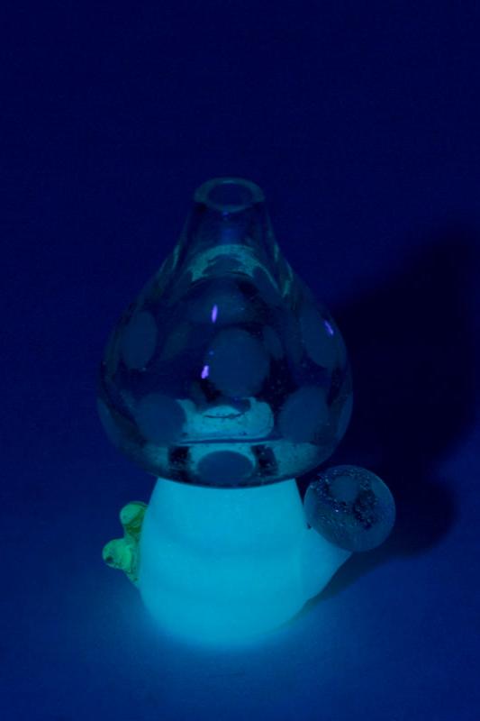 Empire Glassworks Siriusly Shrooms Puffco Peak Glass Bubble Cap - A Must - Have!