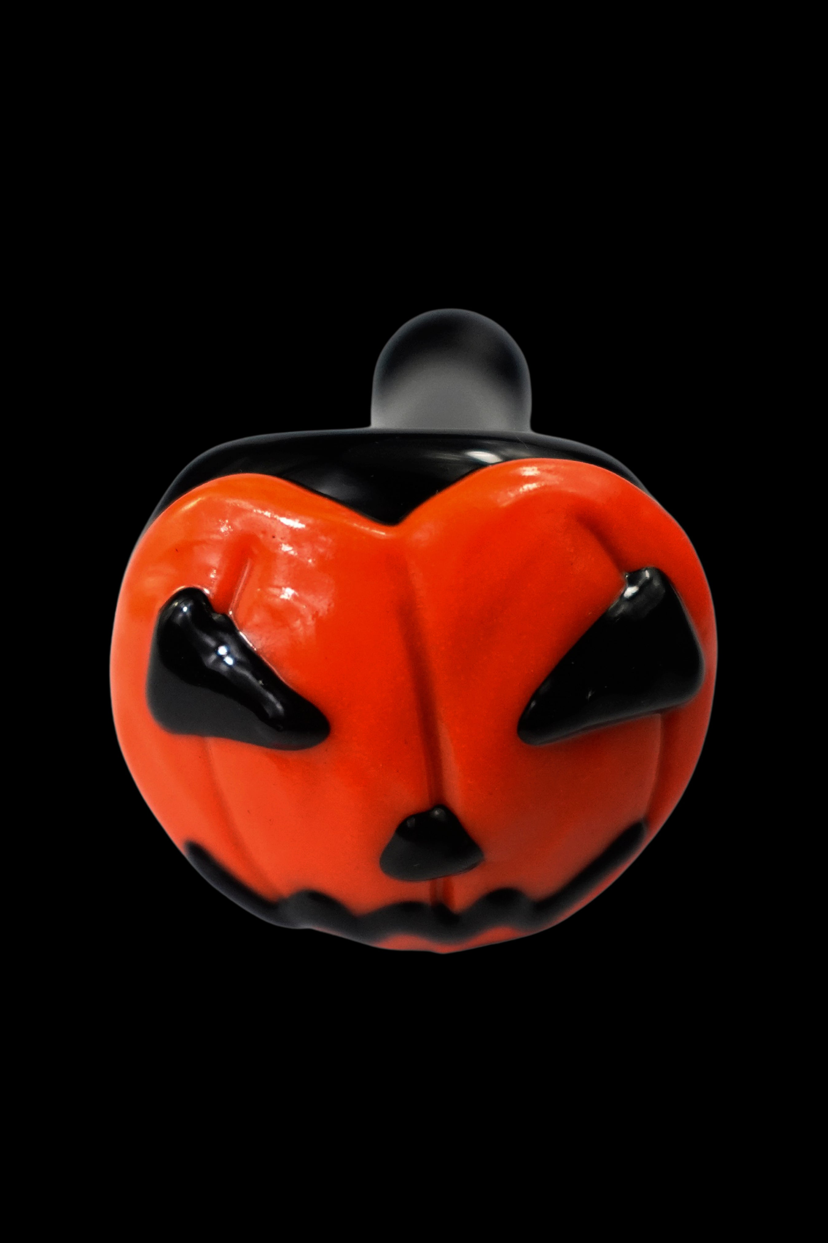 Cloud 8 Spooky Pumpkin Face Hand Pipe