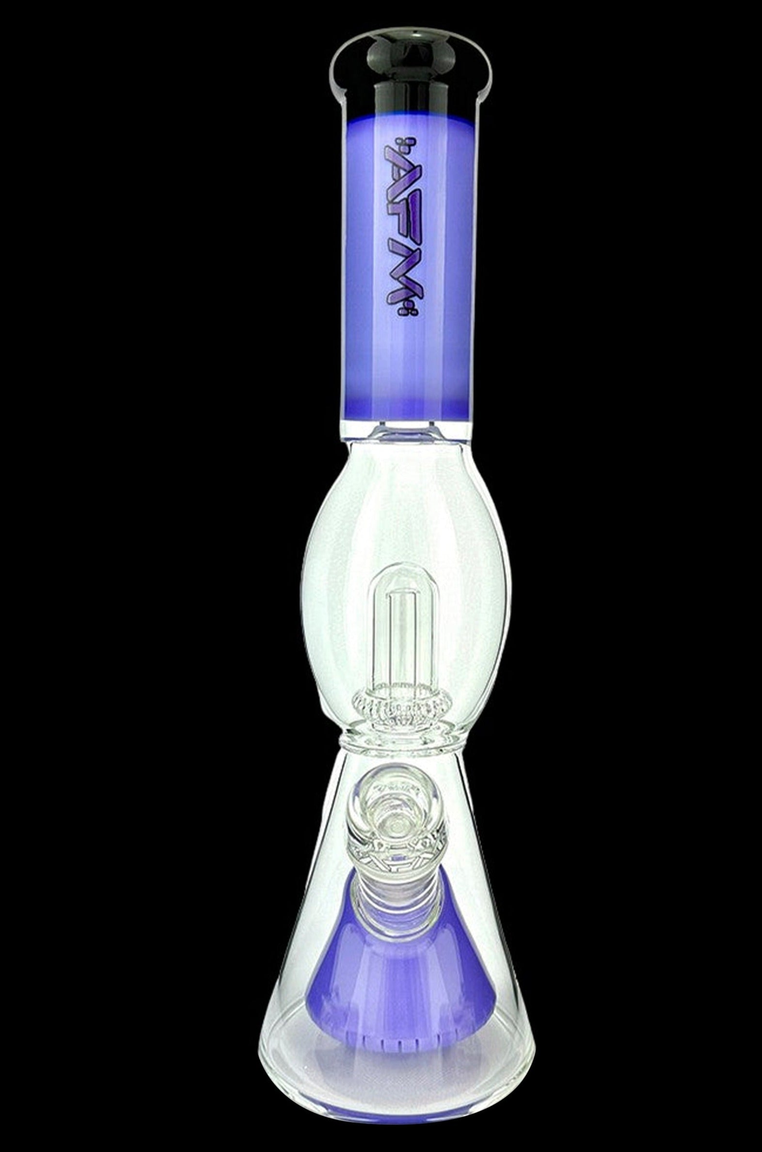 AFM Glass: Stunning UFO Pyramid Color Glass Beaker Bong