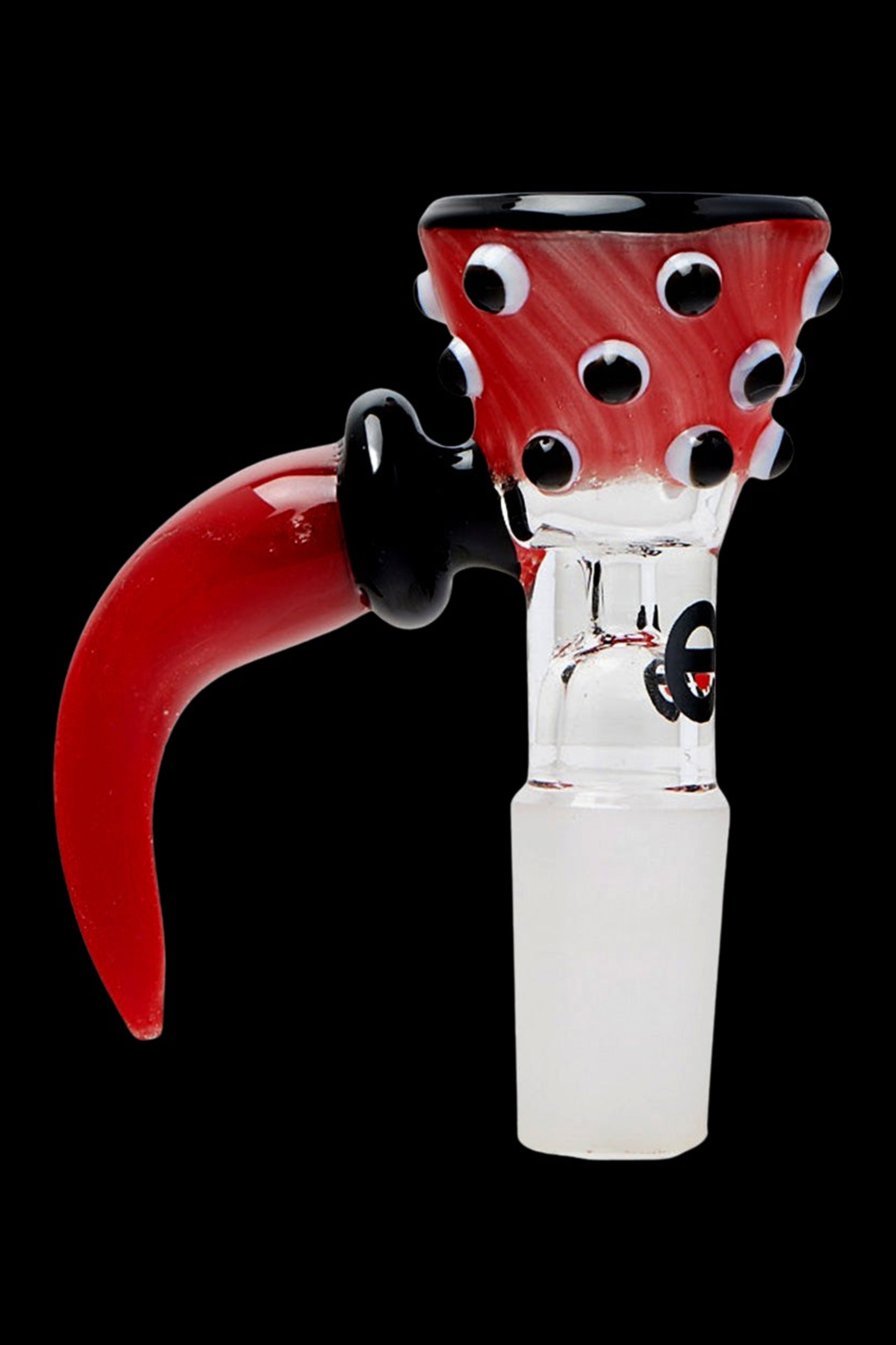 Cheech Glass Polka Dot with Horn Herb Slide: A Must-Have Smoking Accessory