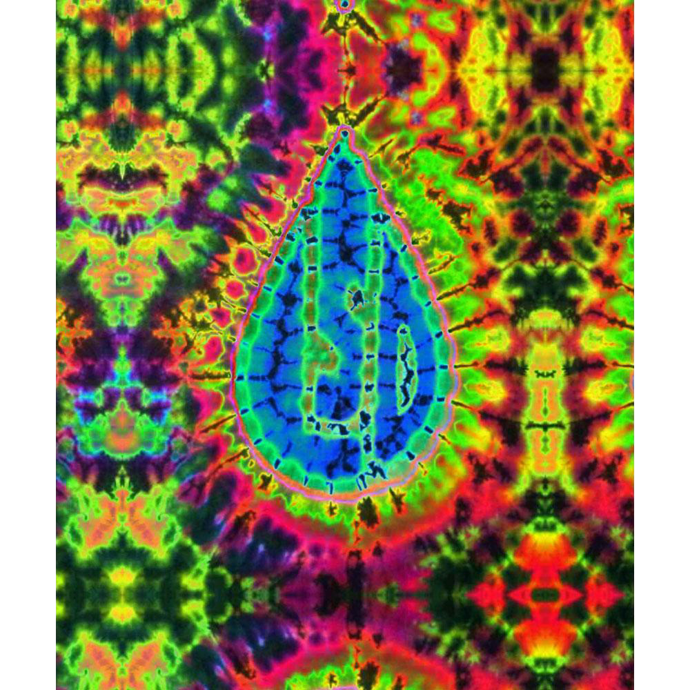 Feed A Hippie Psychedelic LSD Tie - Dye Tapestry: A Trippy Wall Art!