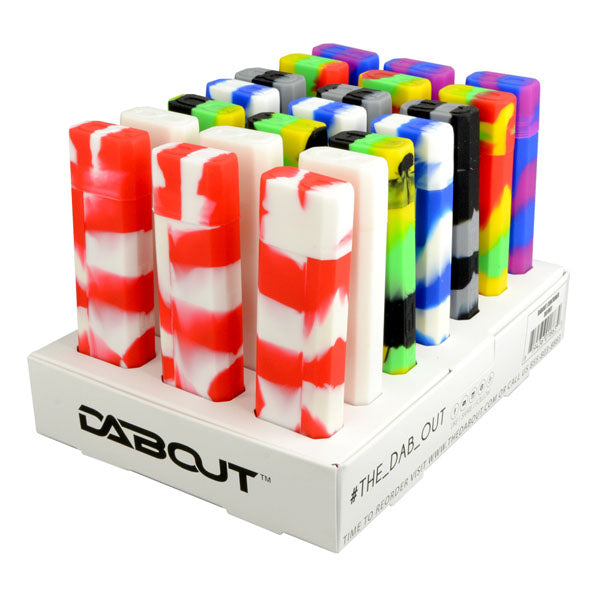 Bulk Assorted 21-Pack White Rhino Dab Out Silicone Dab Kit - Must-Have for Dabbing Lovers!