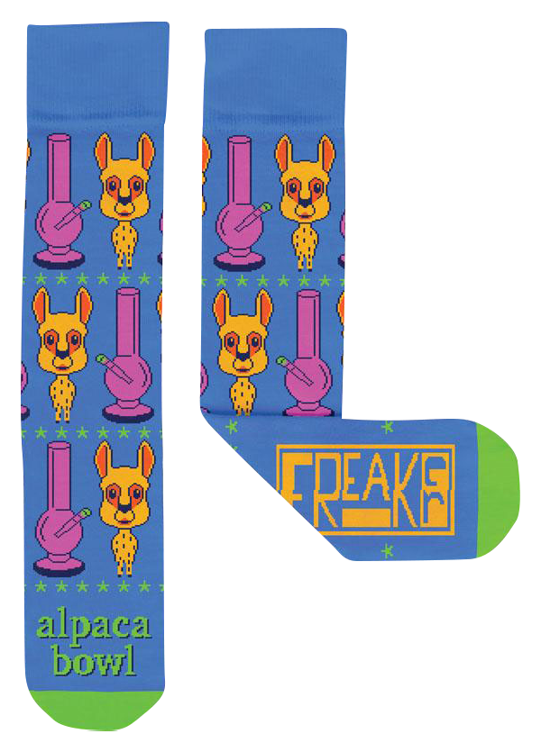 Freaker 420 Themed Socks - Fun and Colorful Footwear