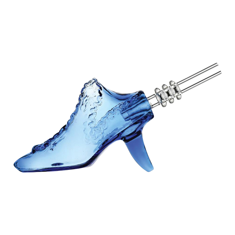 Elegant Renaissance-Inspired High Heel Dab Straw Collector