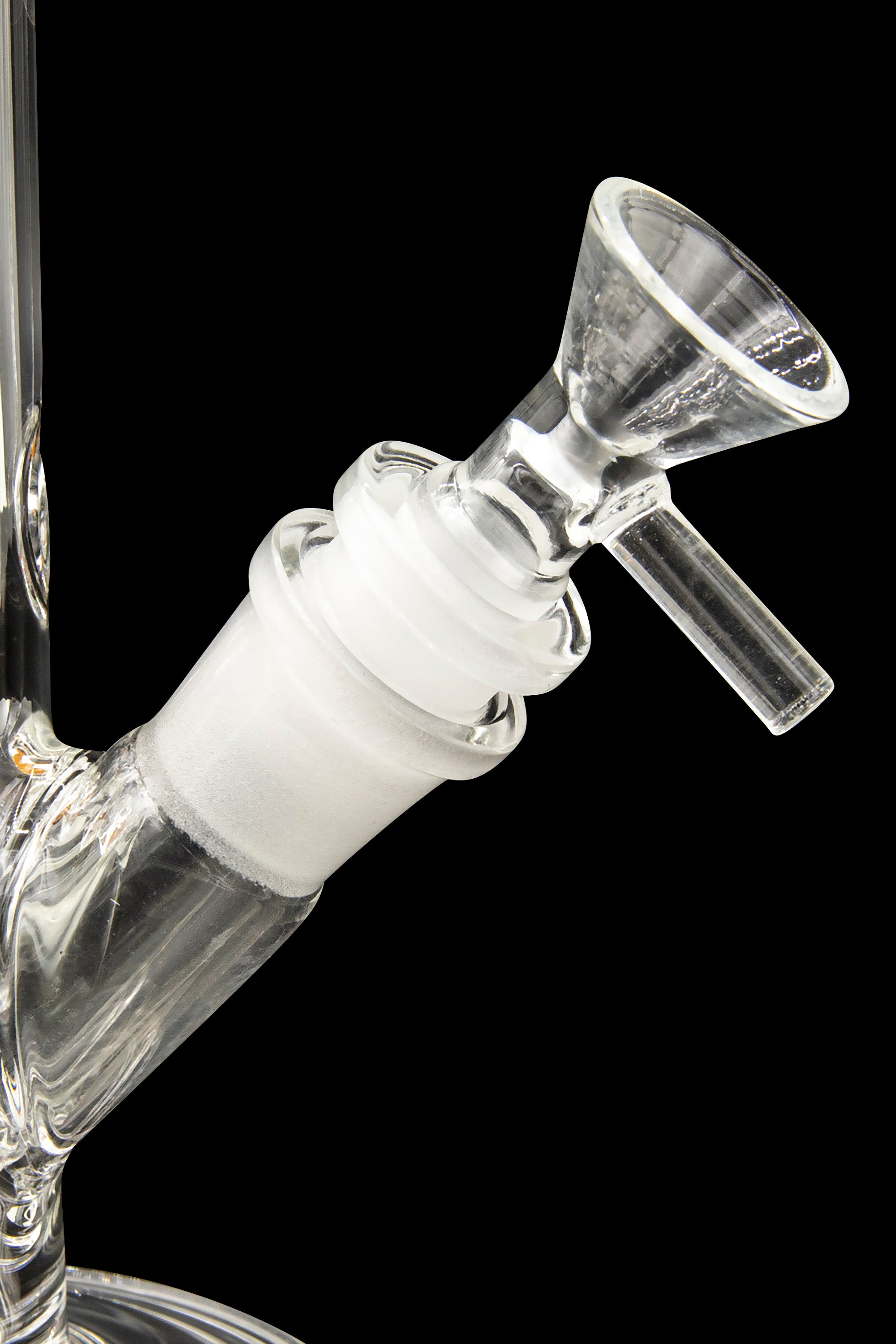LA Pipes Borosilicate Glass Straight Tube Bong - A Timeless Classic