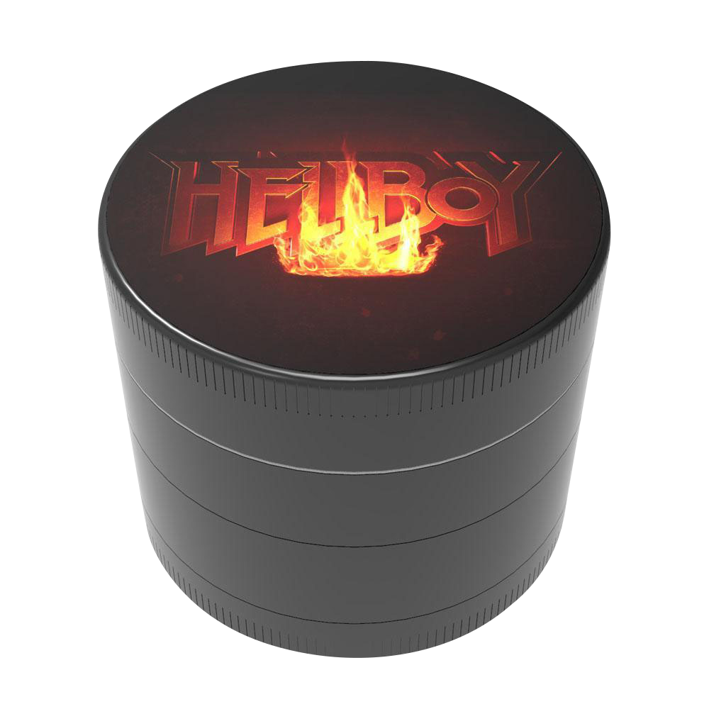 Hellboy 4-Piece Magnetic Aluminum Grinder - The Ultimate Smoking Companion