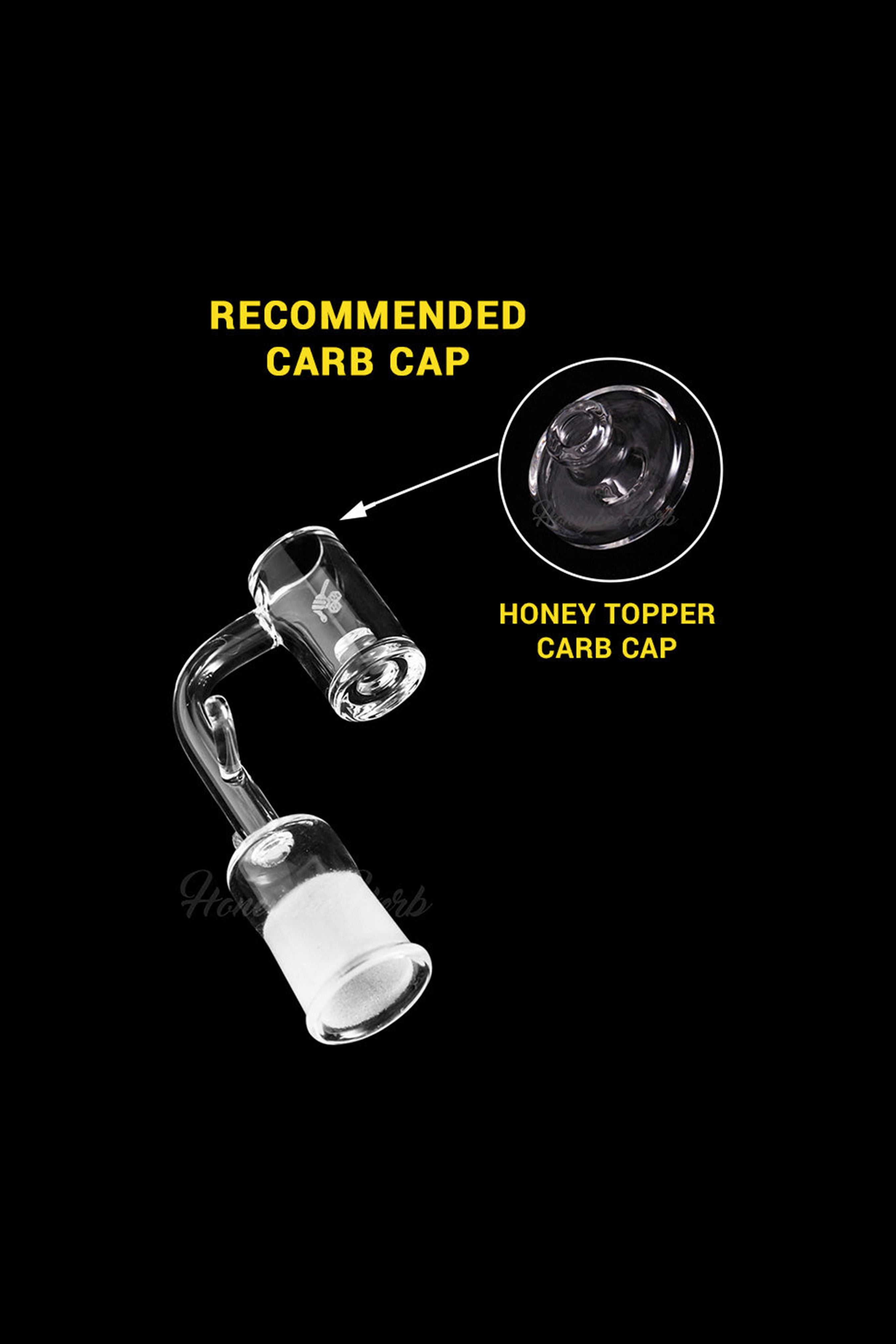 Honeybee Herb Enail Core Reactor Quartz Banger - The Revolutionary Yellow Line Dab Essential