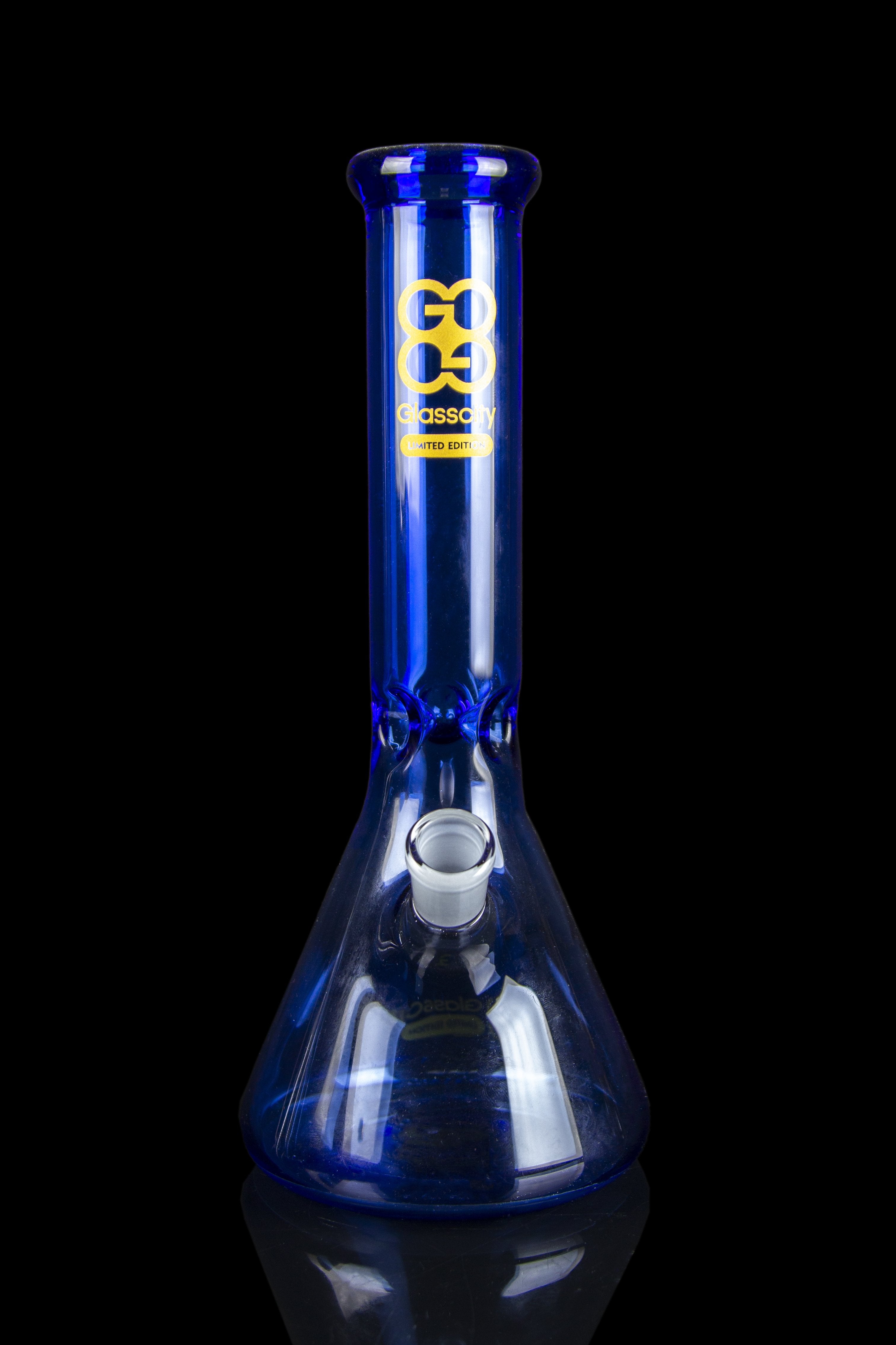 Grasscity's Stunning Limited Edition Cobalt Blue Beaker Ice Bong - Grab Yours Now!
