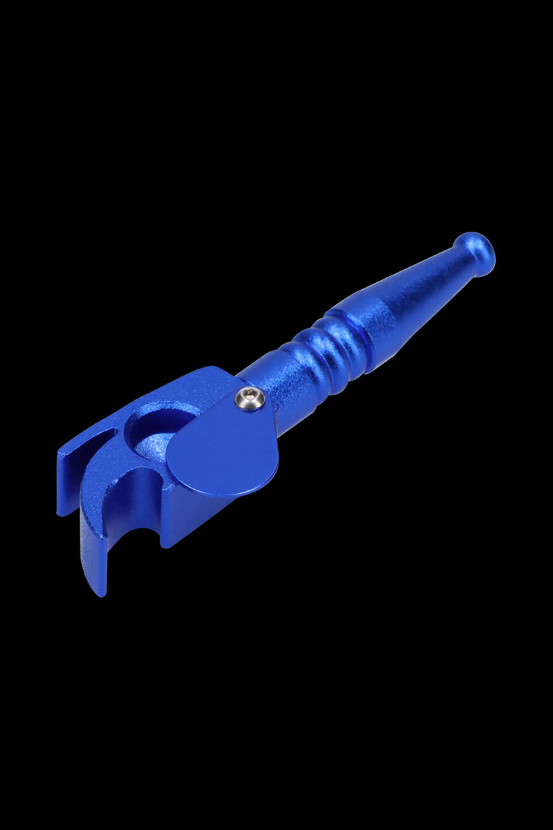 Incredible Metal Hand Pipe with Swivel Lid and Bottle Opener