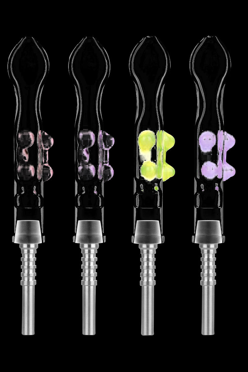 Stylish Flat Pinch Dab Collector with Titanium Tip