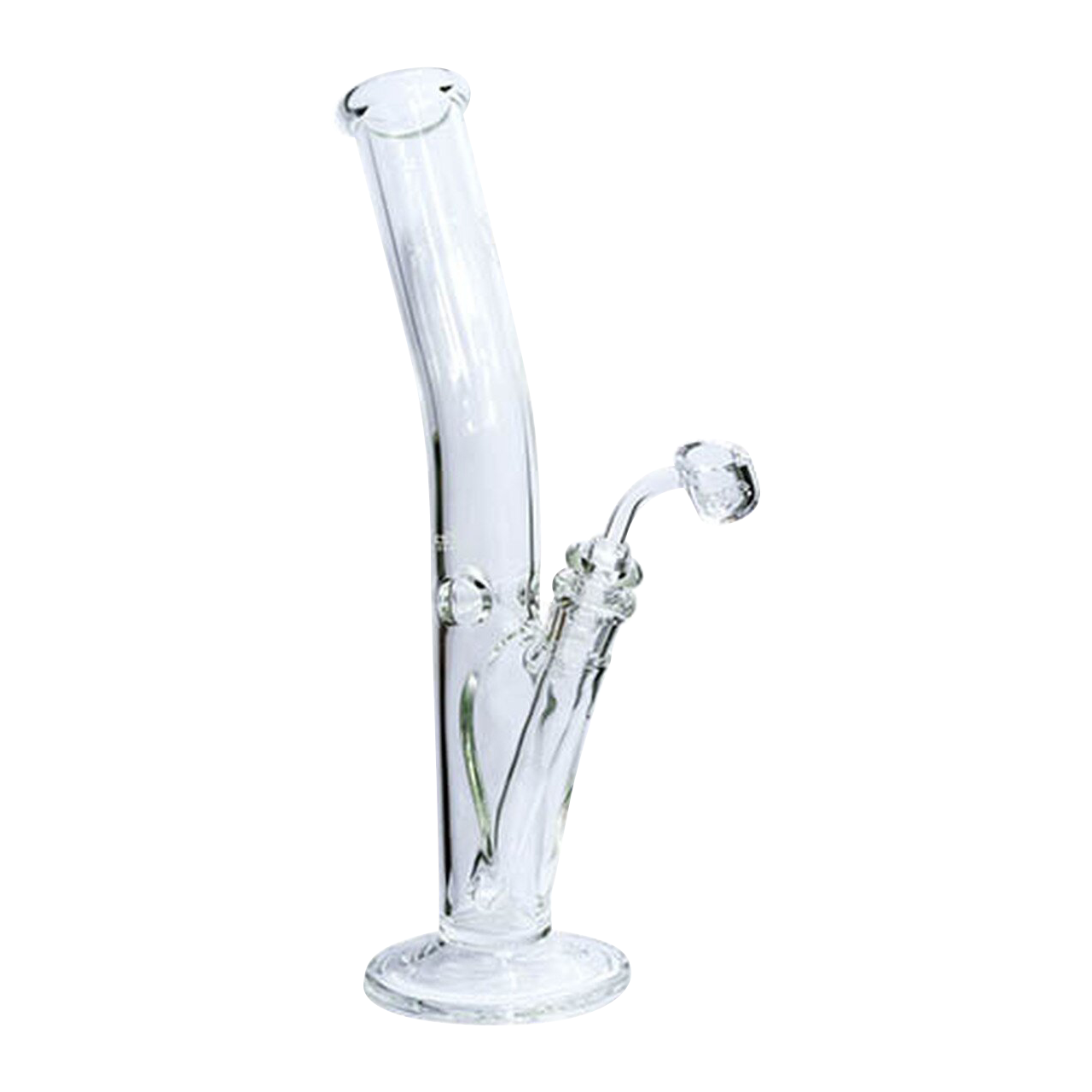 Piranha Glass Straight Tube Bong: Your Ultimate Smoking Companion with Bowl & Banger