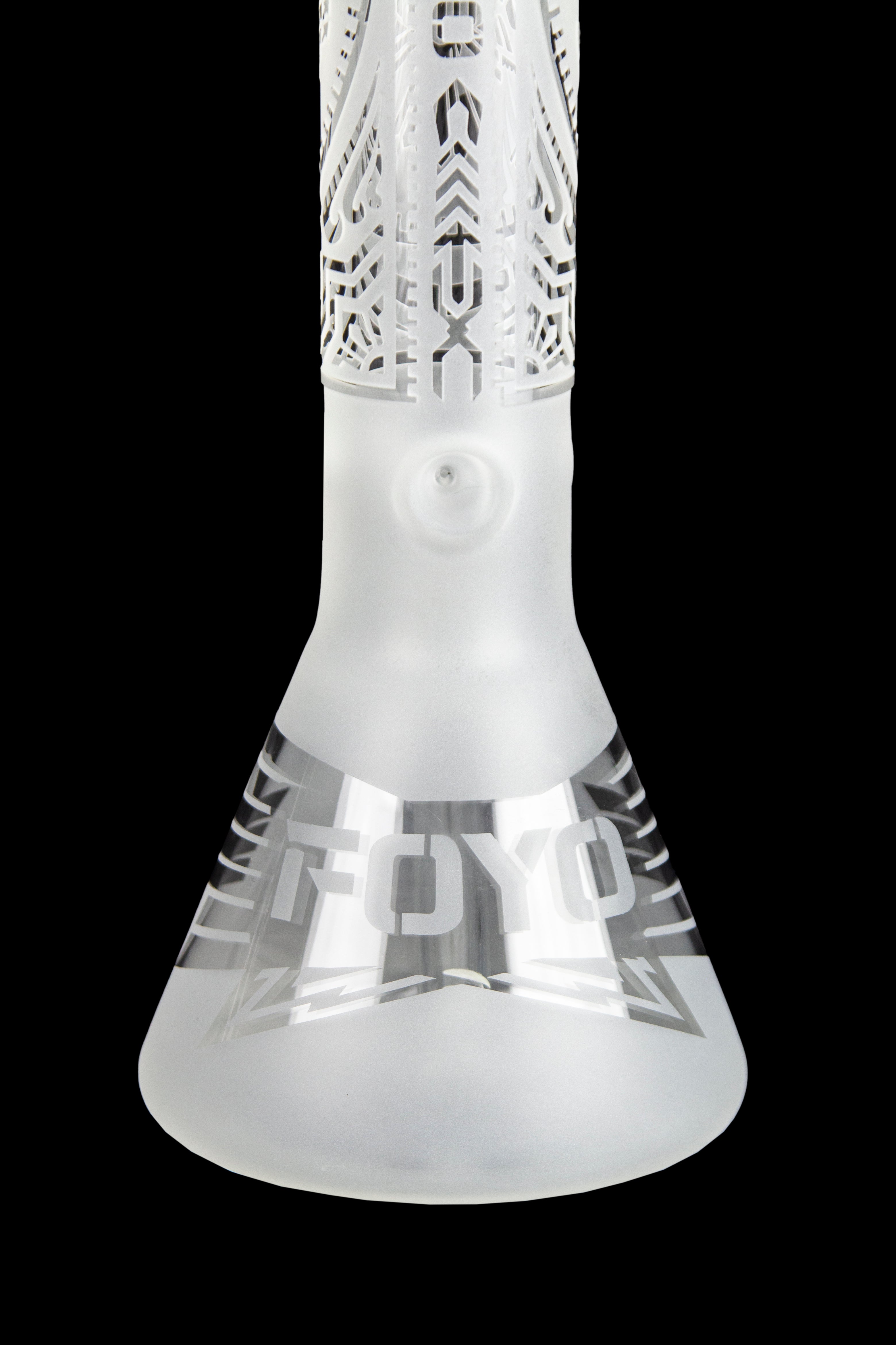 Foyo Frosted Beaker Bong - A Stylish Smoking Essential