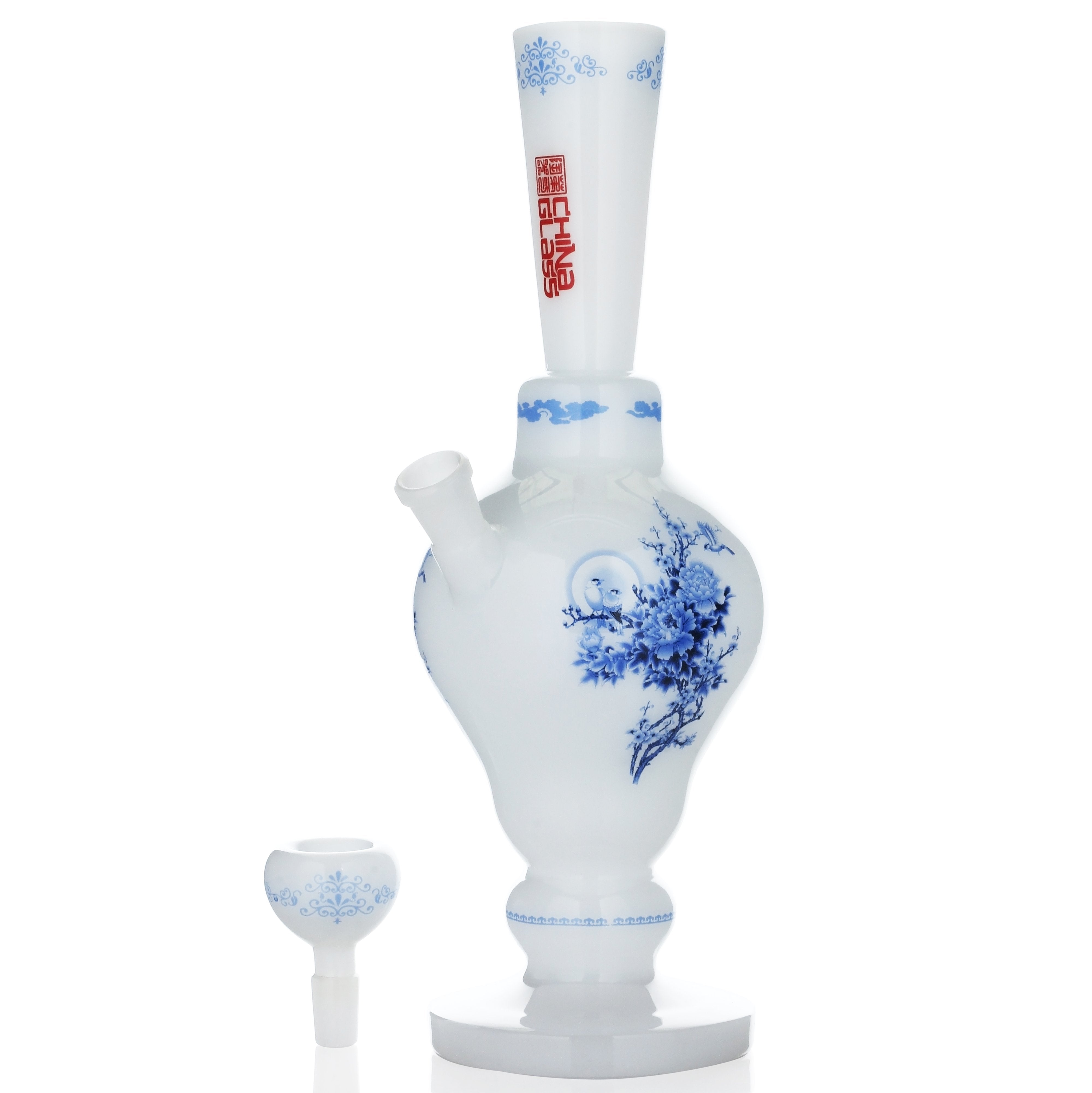 Stunning Ornate Chinese Vase Glass Bong from the Cao Cao Dynasty