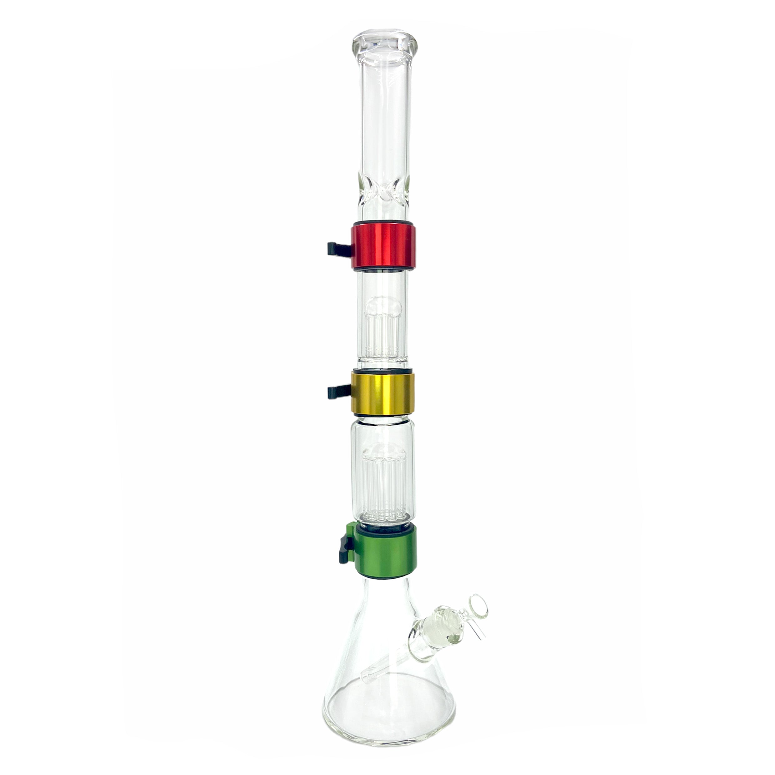 Prism Rasta Triple Stack Modular Bong - The Ultimate Smoking Companion