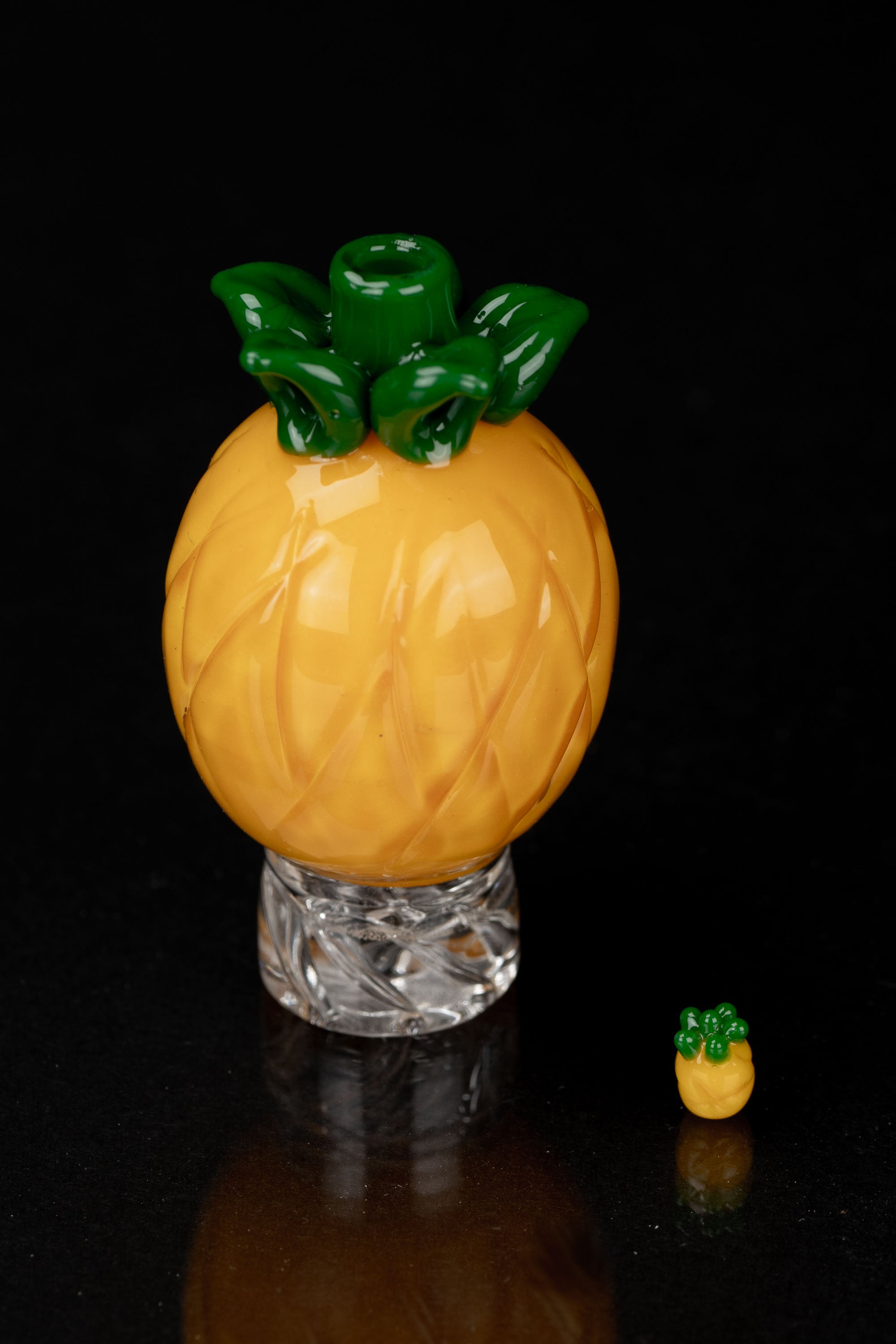 Empire Glassworks Exquisite Pineapple Spinner Carb Cap - A Must - Have Smoking Accessory