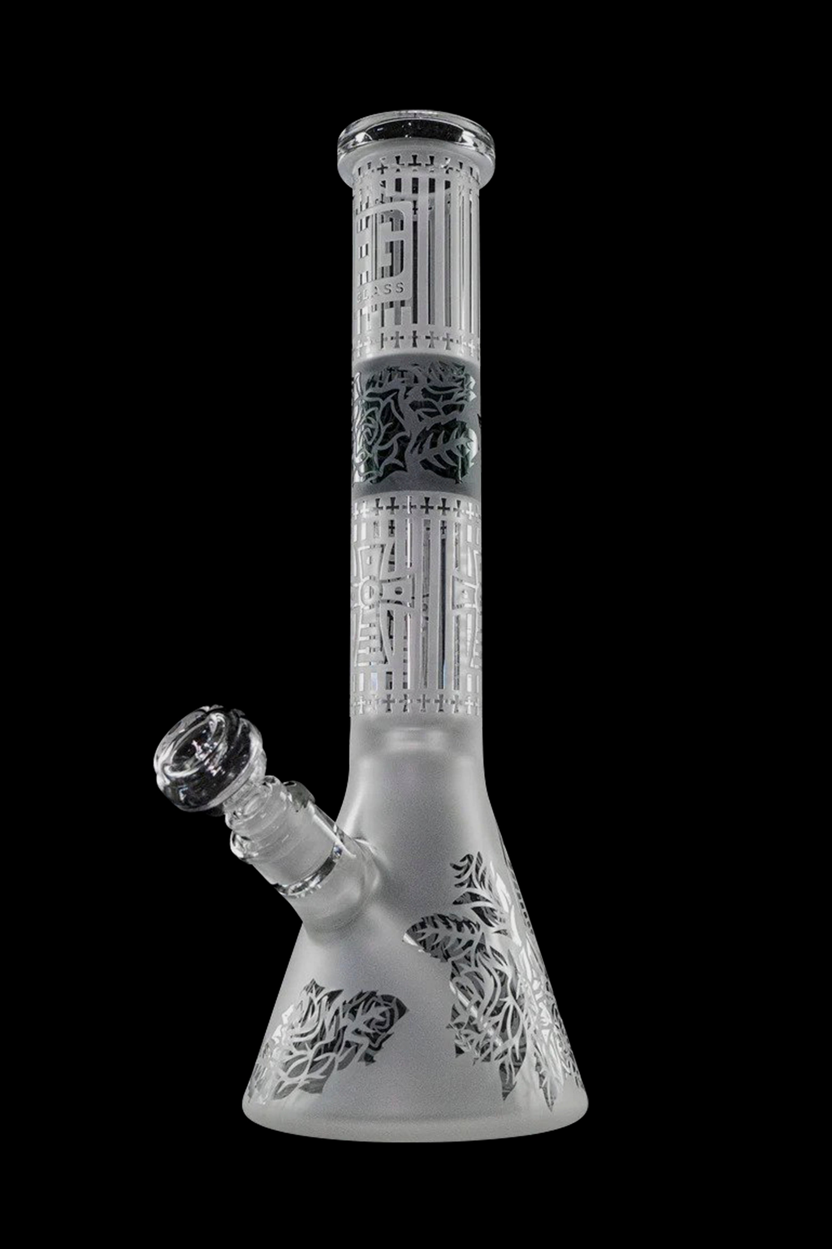 EG Glass Cross Water Pipe - Stylish and Durable Smoking Companion