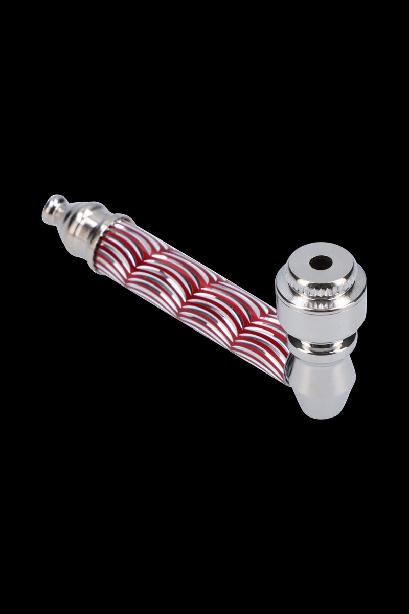 Colorful Metal Hand Pipe for On-the-Go Use