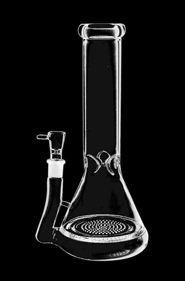 Epic Honeycomb Perc Beaker Bong - Your Dream Glass Water Pipe
