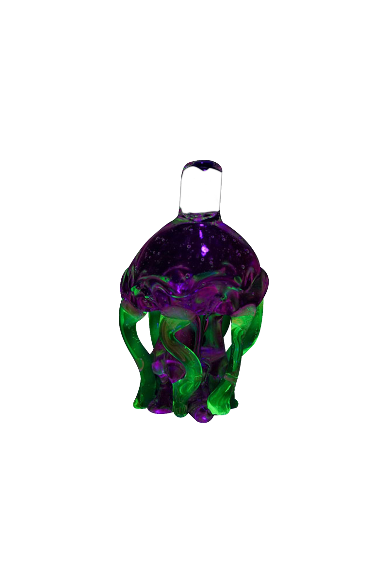Empire Glassworks Stunning UV Jellyfish Carb Cap