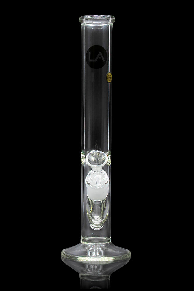 LA Pipes 12 Clear Straight Water Pipe - The Perfect Smoking Companion