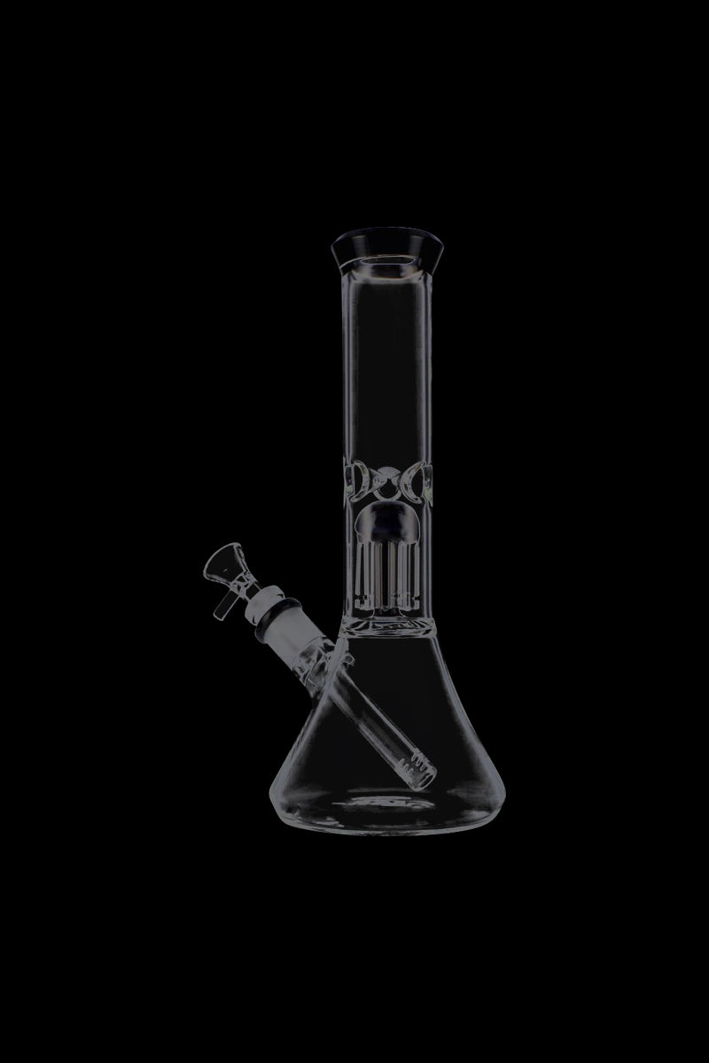 Stunning 12-Inch Beaker Base Ice Bong with 4-Arm Tree Perc