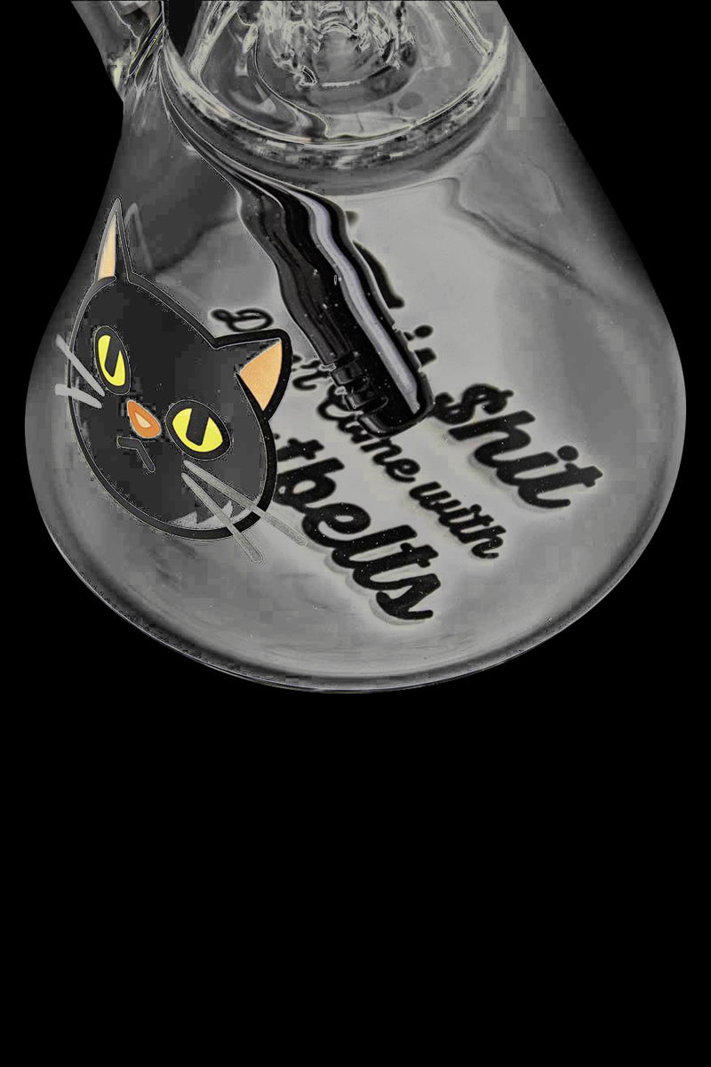 Beach Bum Cat Ice Beaker Bong - The Purr-fect Smoking Companion