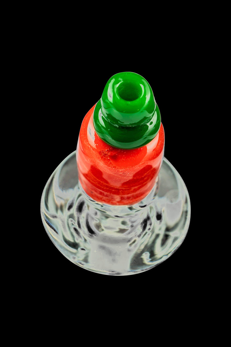 Empire Glassworks Sriracha Themed Carb Cap: A Must-Have for Puffco Peak Users