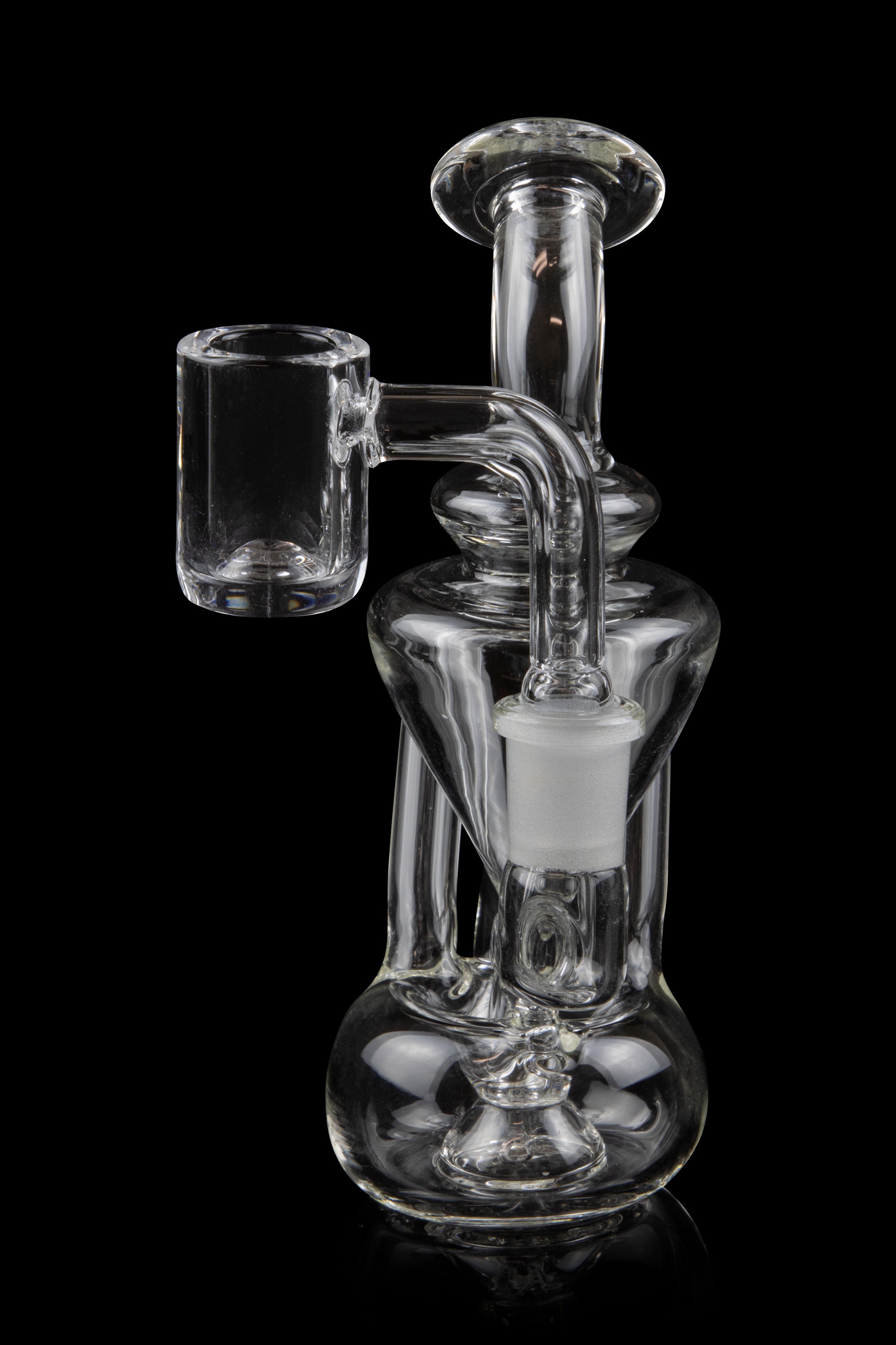 Compact Mini Funnel Recycler Dab Rig - Big Hits in a Small Package