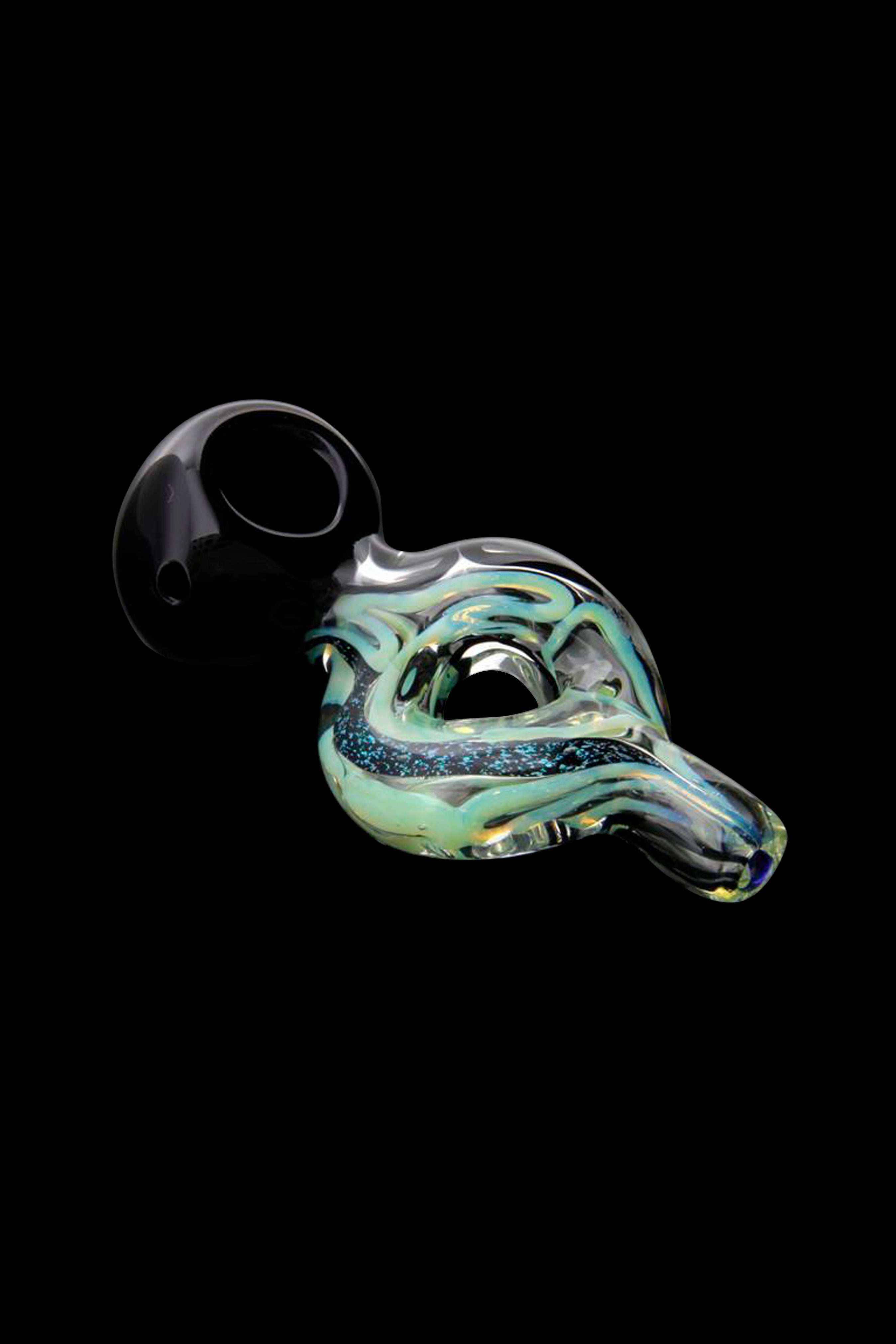 LA Pipes Dichro Donut Slime Hand-Pipe: A Stunning Smoking Companion