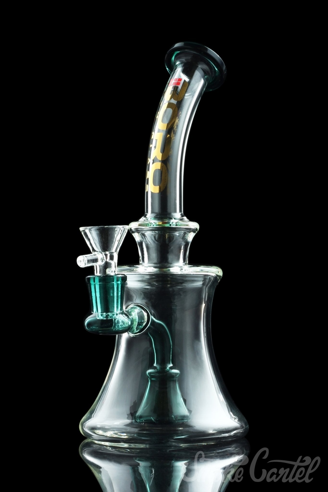 BoroTech Glass Gefion Flared Beaker Showerhead - The Ultimate Relaxation Pipe
