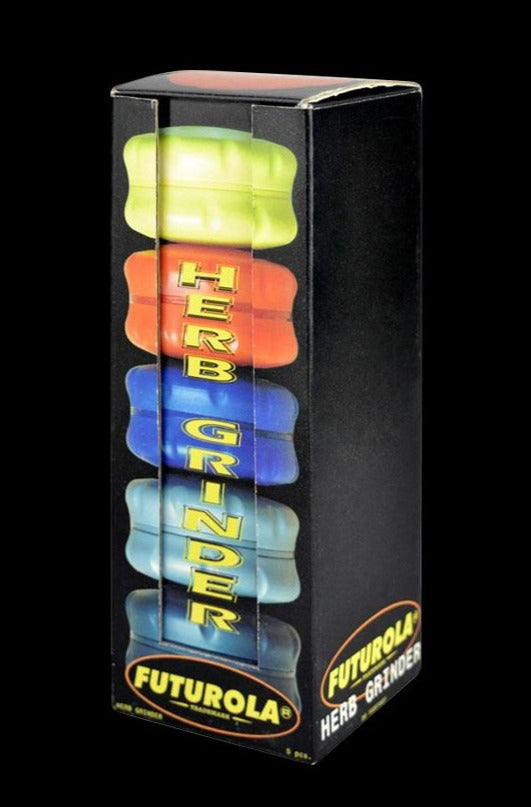 Futurola 3-Inch Herb Grinder - 5 Pack Bundle