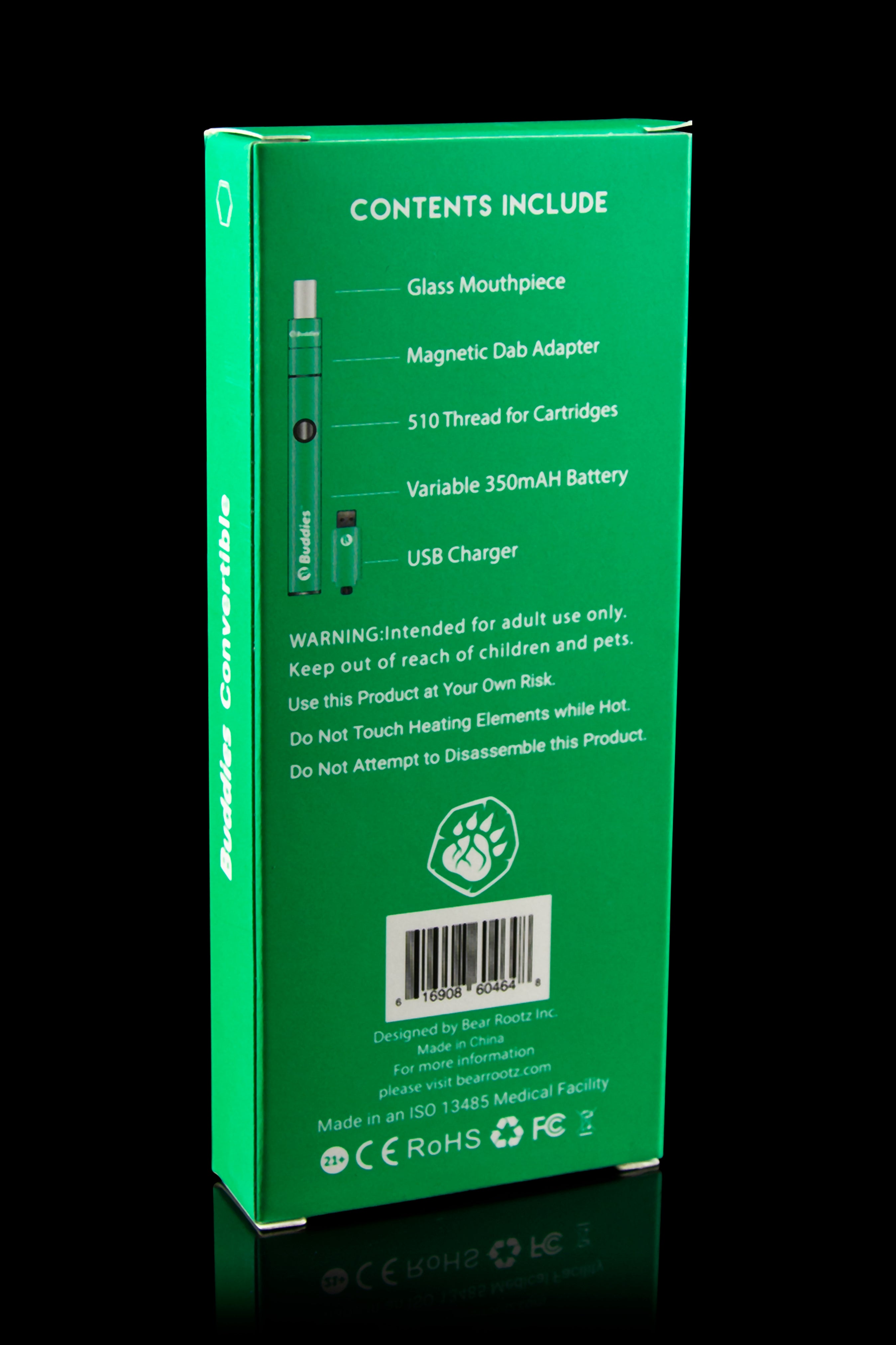 Buddies Convertible 2-in-1 Battery & Dab Adapter: Your Ultimate Vaping Companion