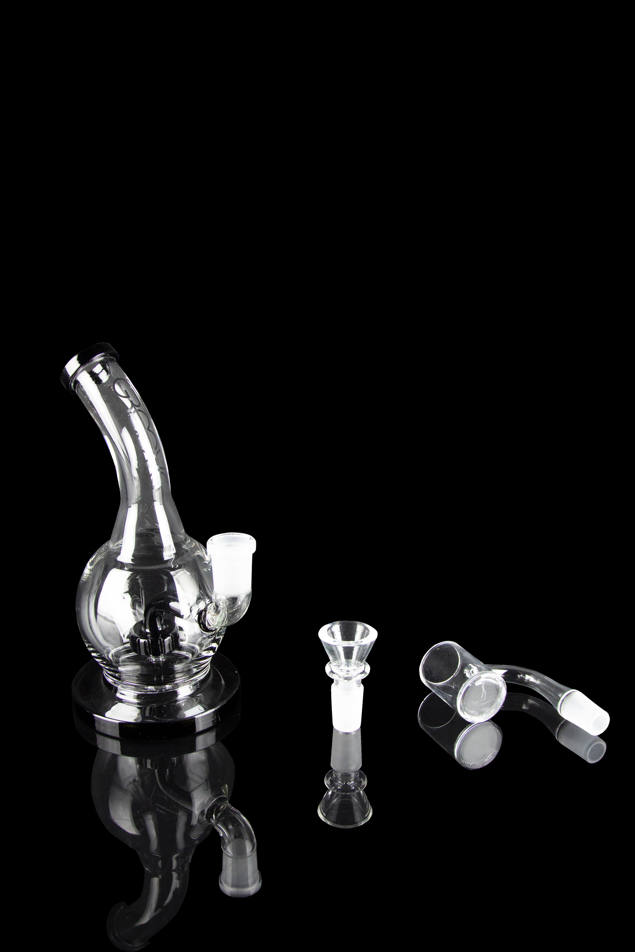 Groove's Stunning Round Bubbler Water Pipe - Your Ultimate Vaping Companion