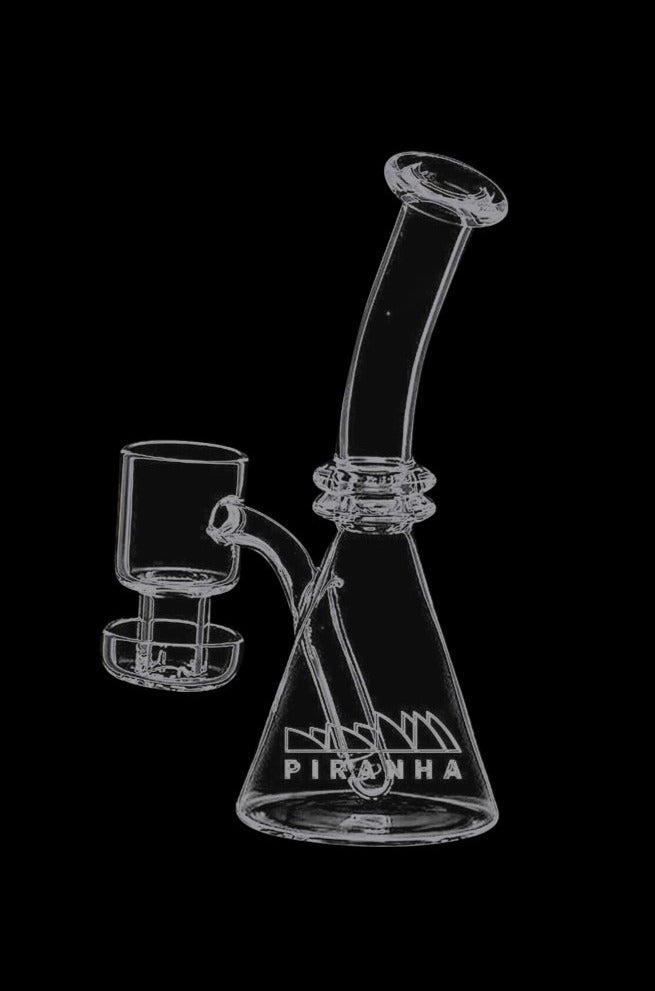 Piranha Pure Quartz Beaker Dab Rig - The Ultimate Smoking Companion