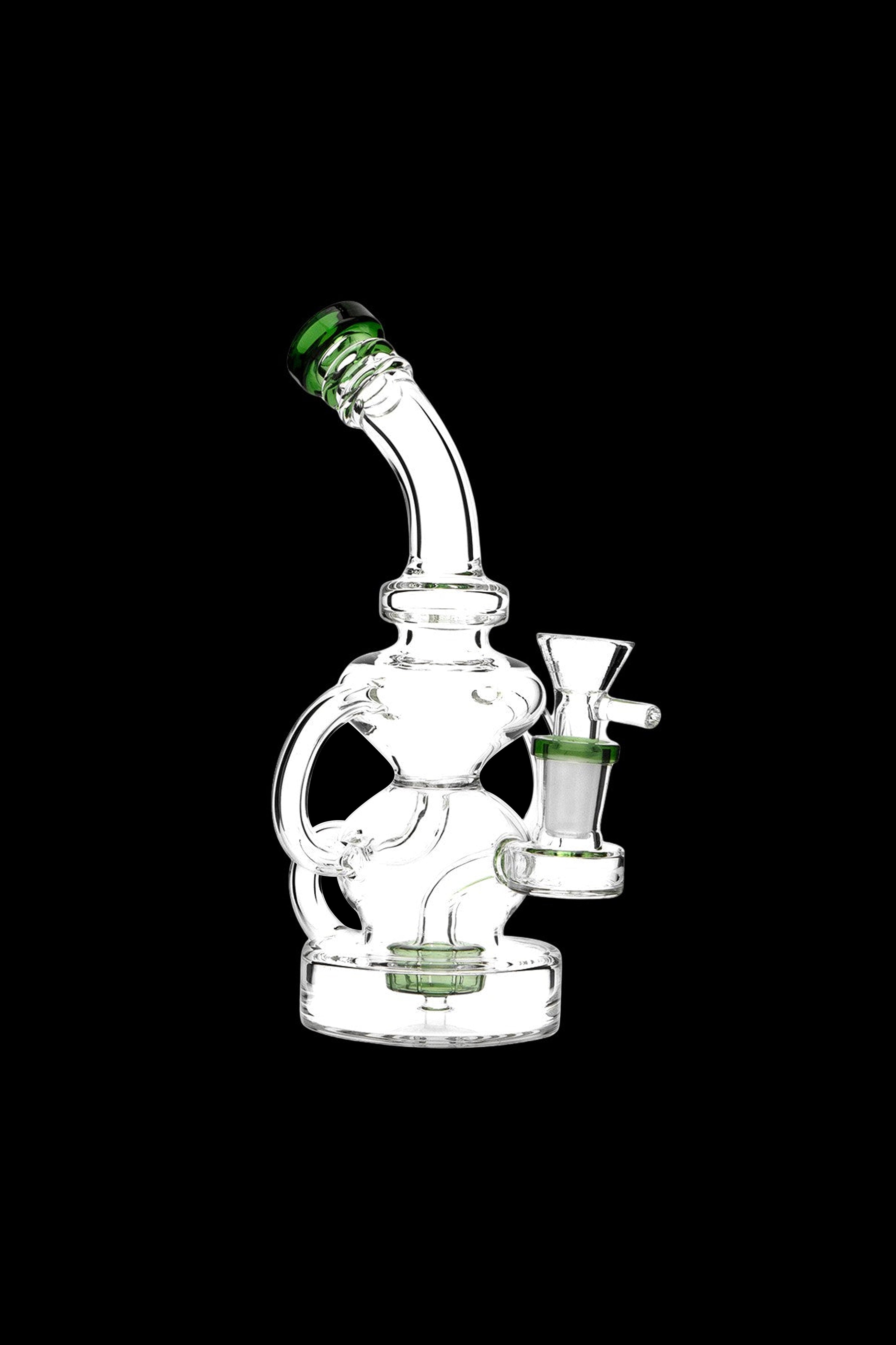 HB King Hourglass Tubed Perc Water Pipe - A Must - Have Smoking Companion